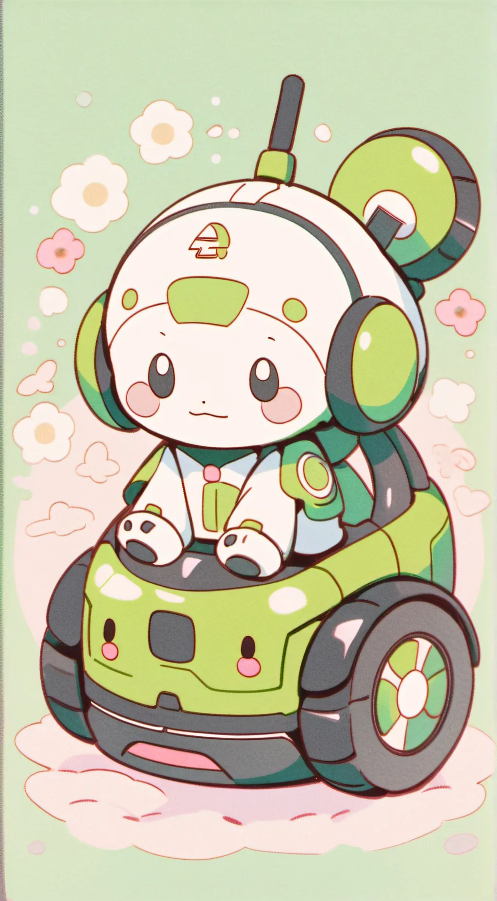 ai character: Ruby The Robot background