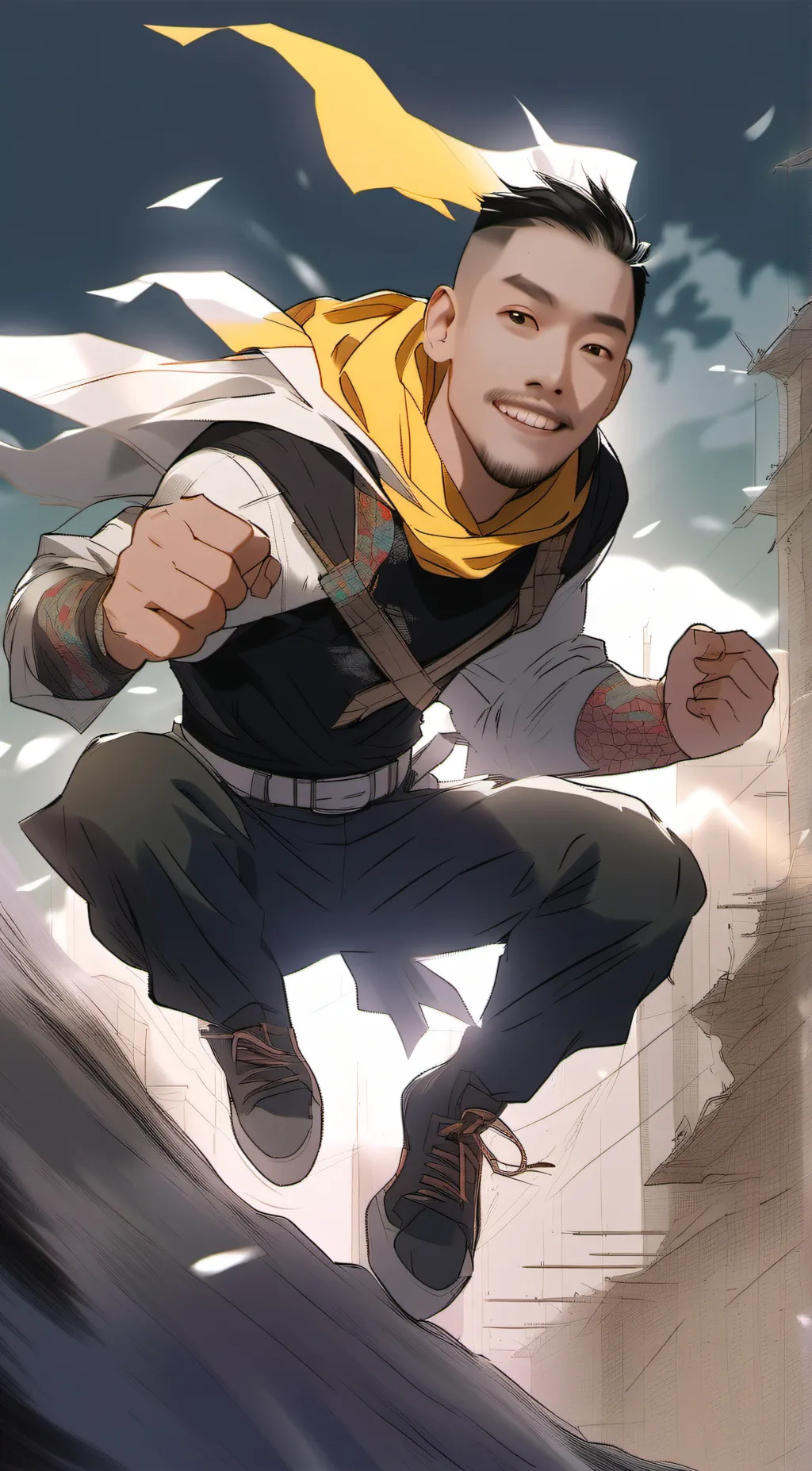 ai character: Ultra Lingstinct background