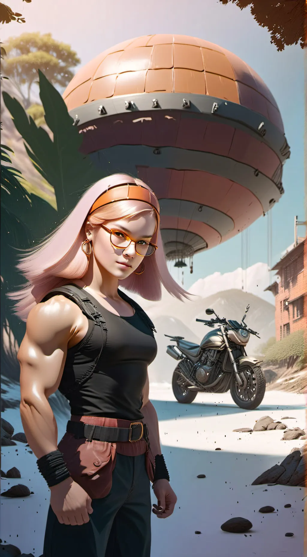 ai character: Kim background