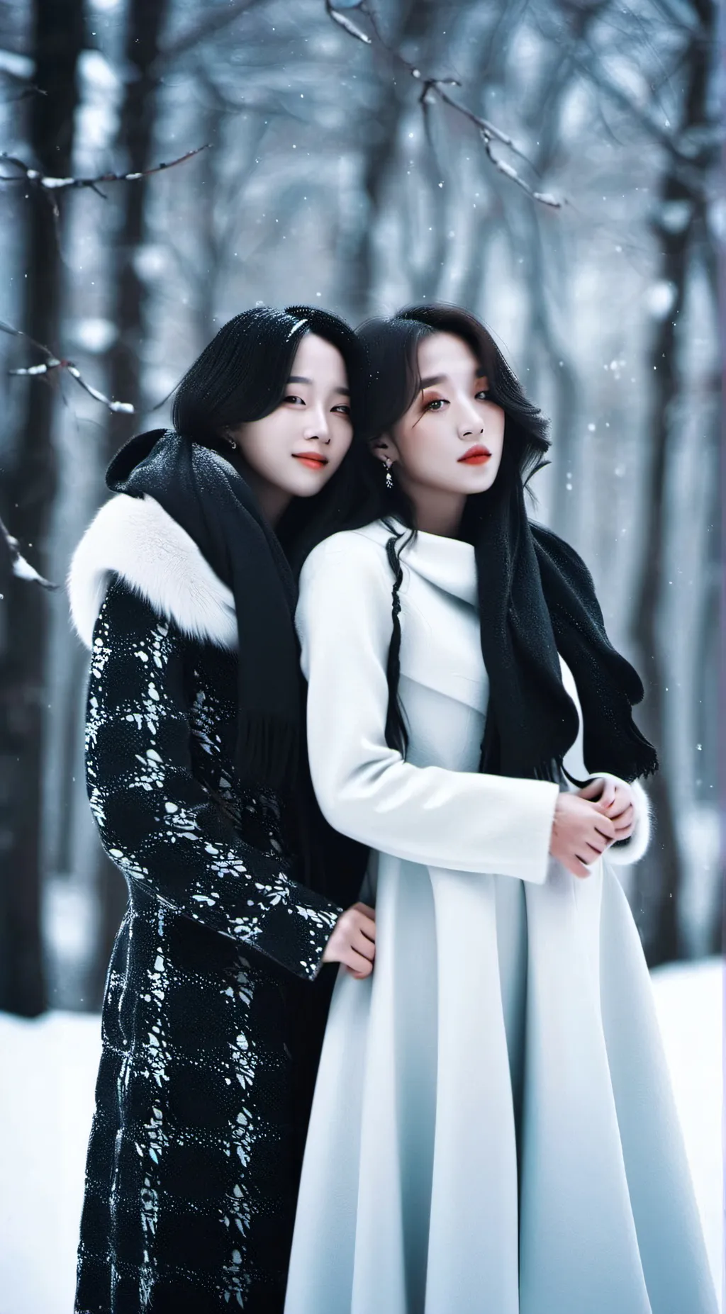 ai character: Jimin and jeon background