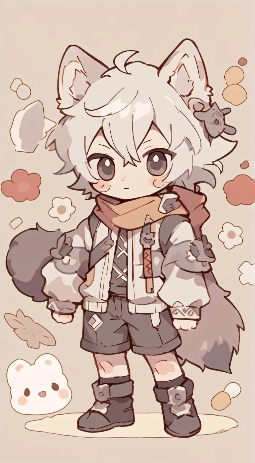 ai character: brad background