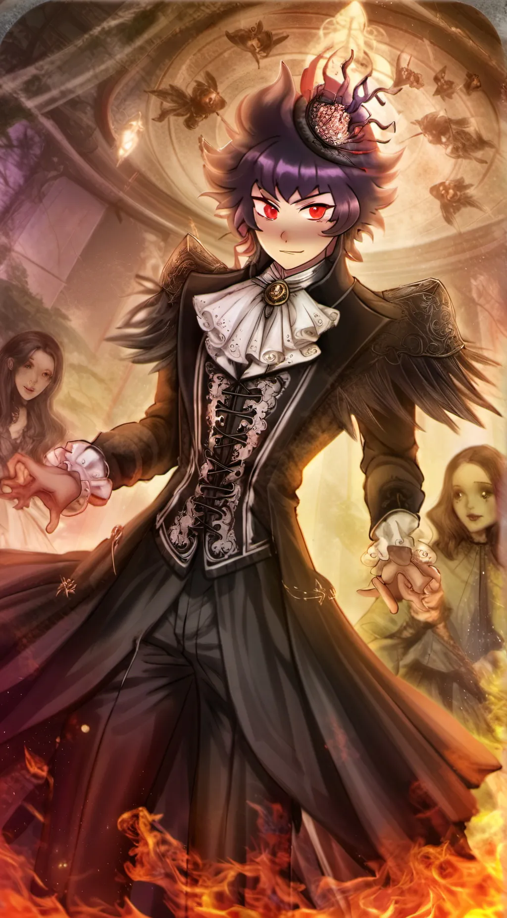 ai character: Shadow  background