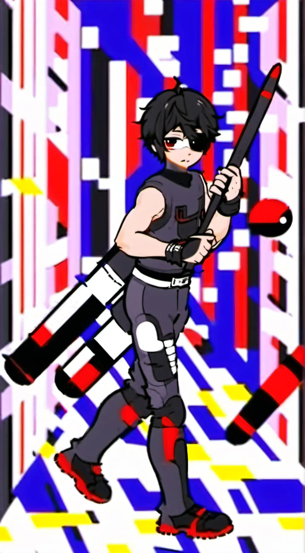 ai character: ein background