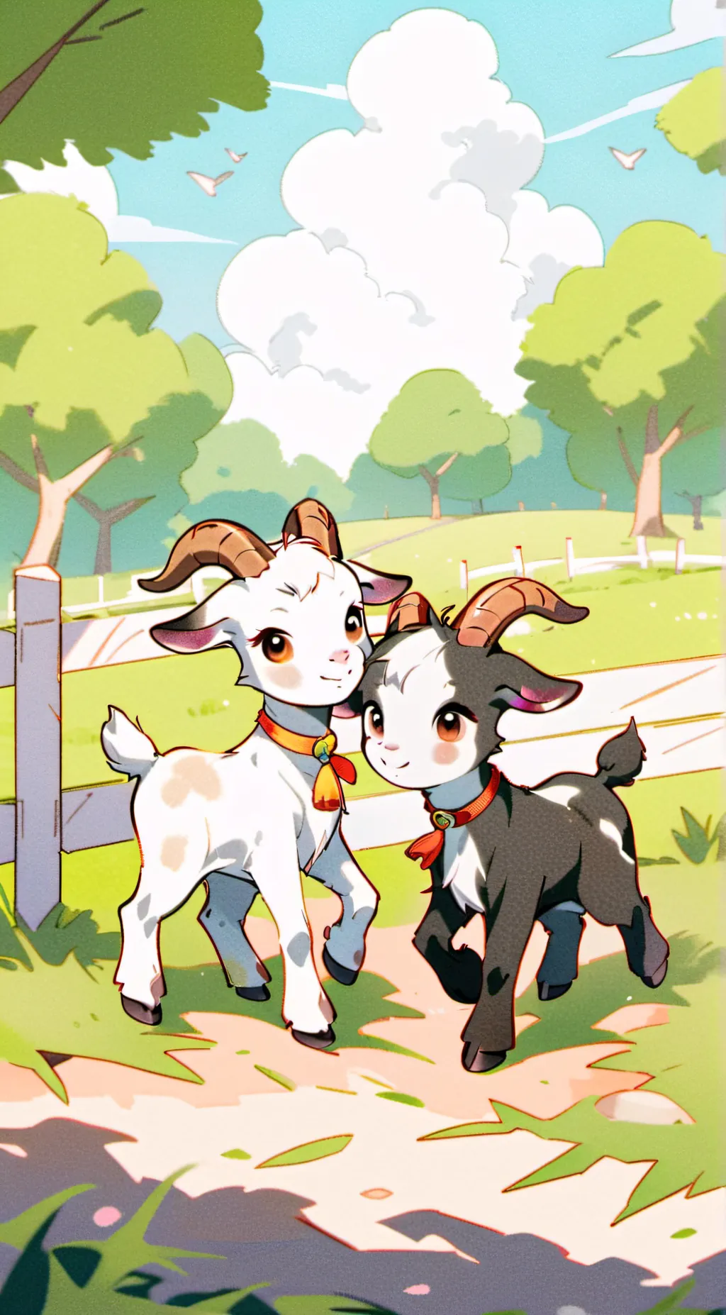 ai character: goats background