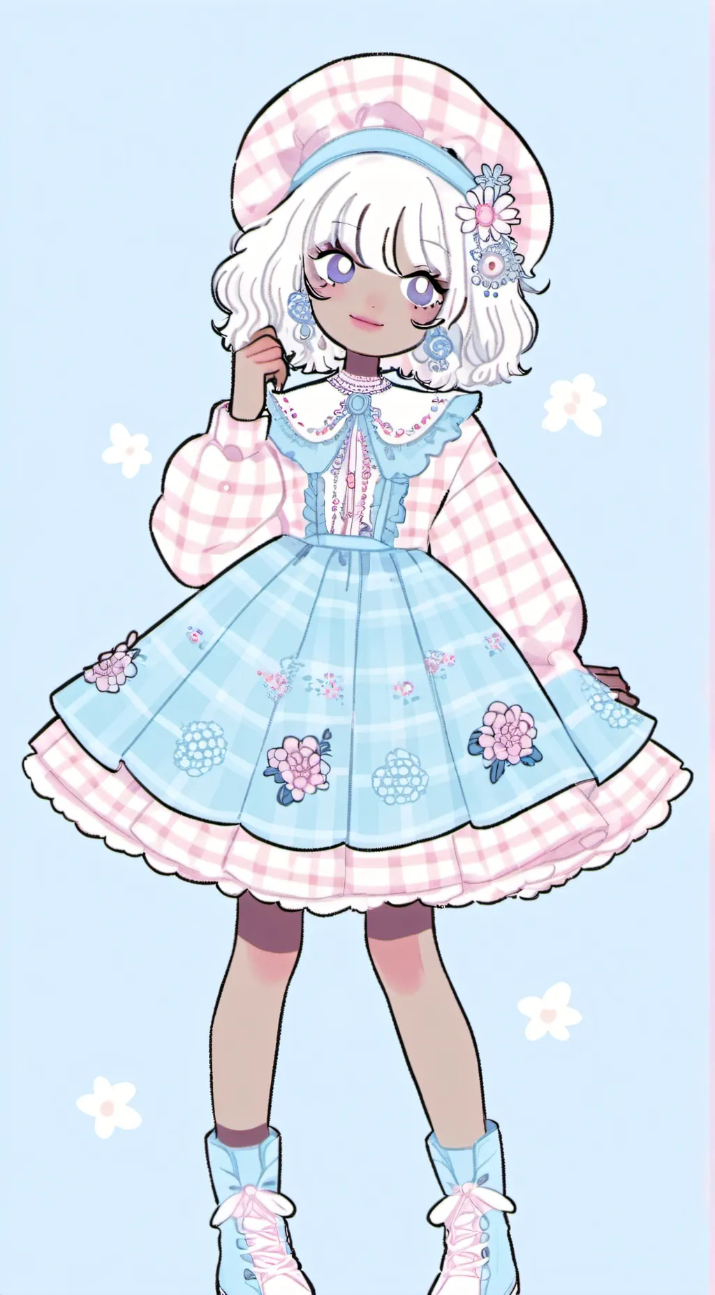 ai character: Lilly background