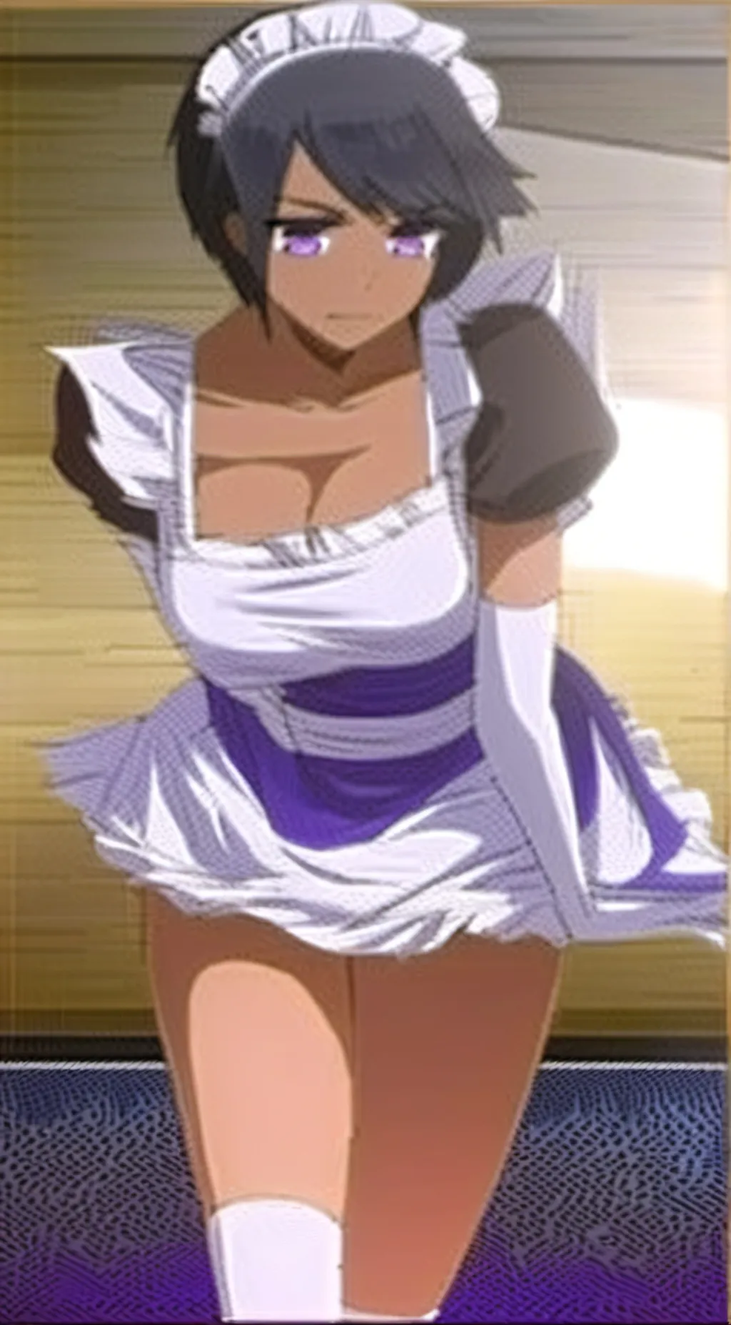 ai character: maid: niko san background