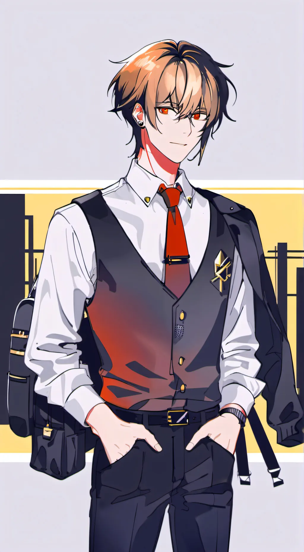 ai character: Titan Human Man background