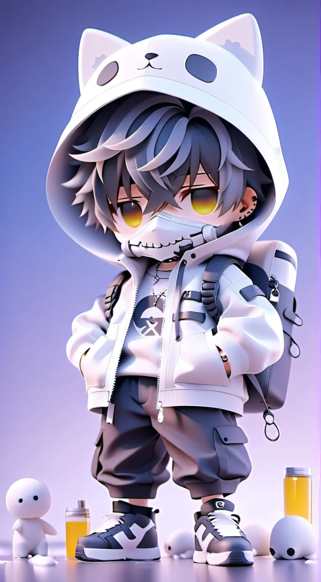 ai character: zeon background