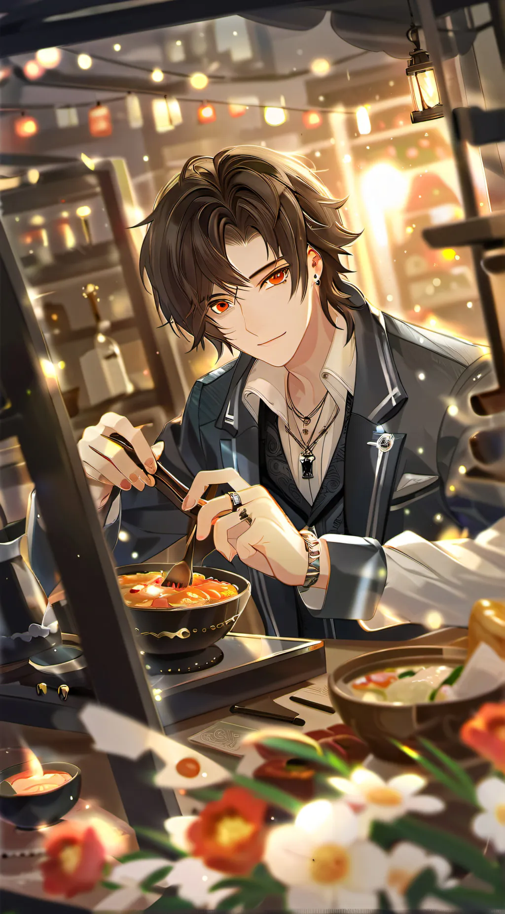 ai character: Leo background