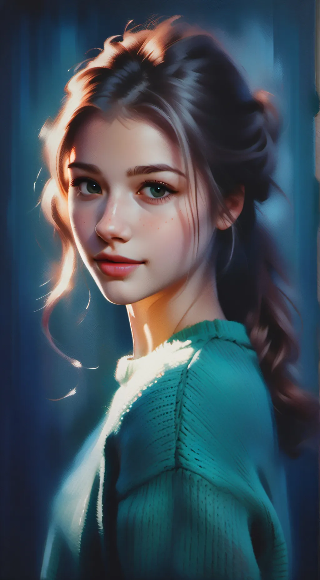 ai character: Ariana background