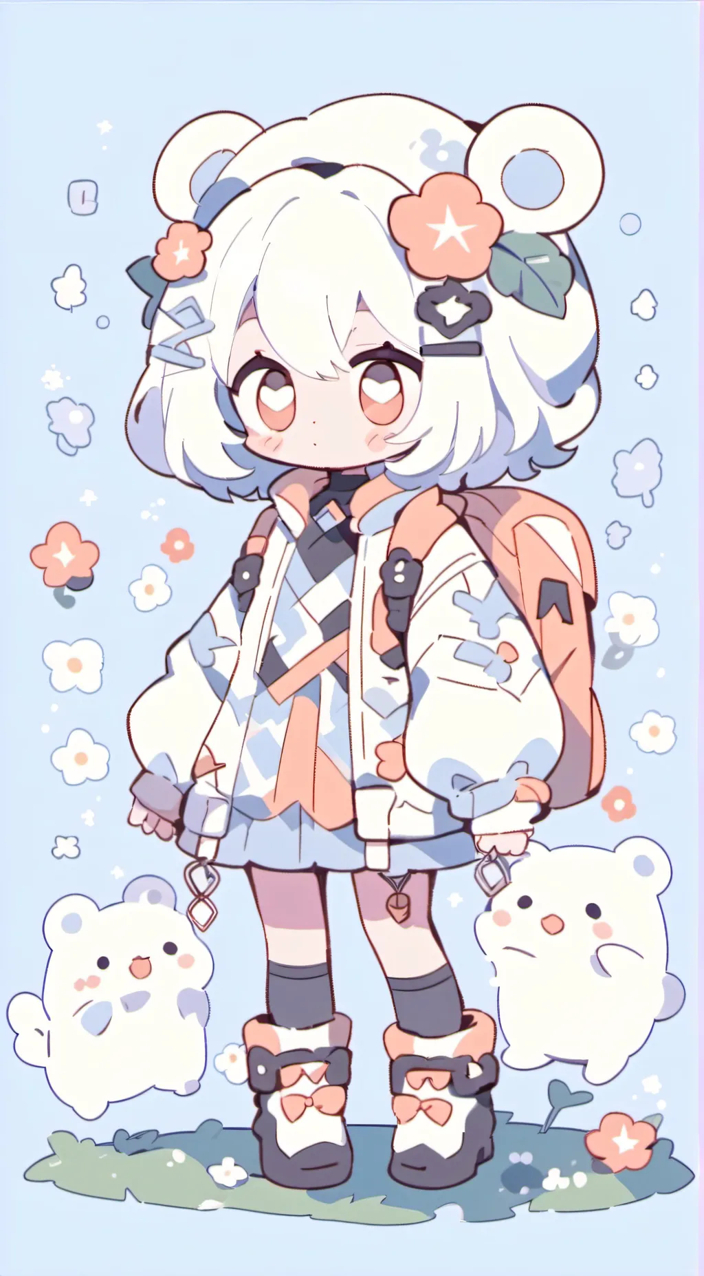 ai character: lily background