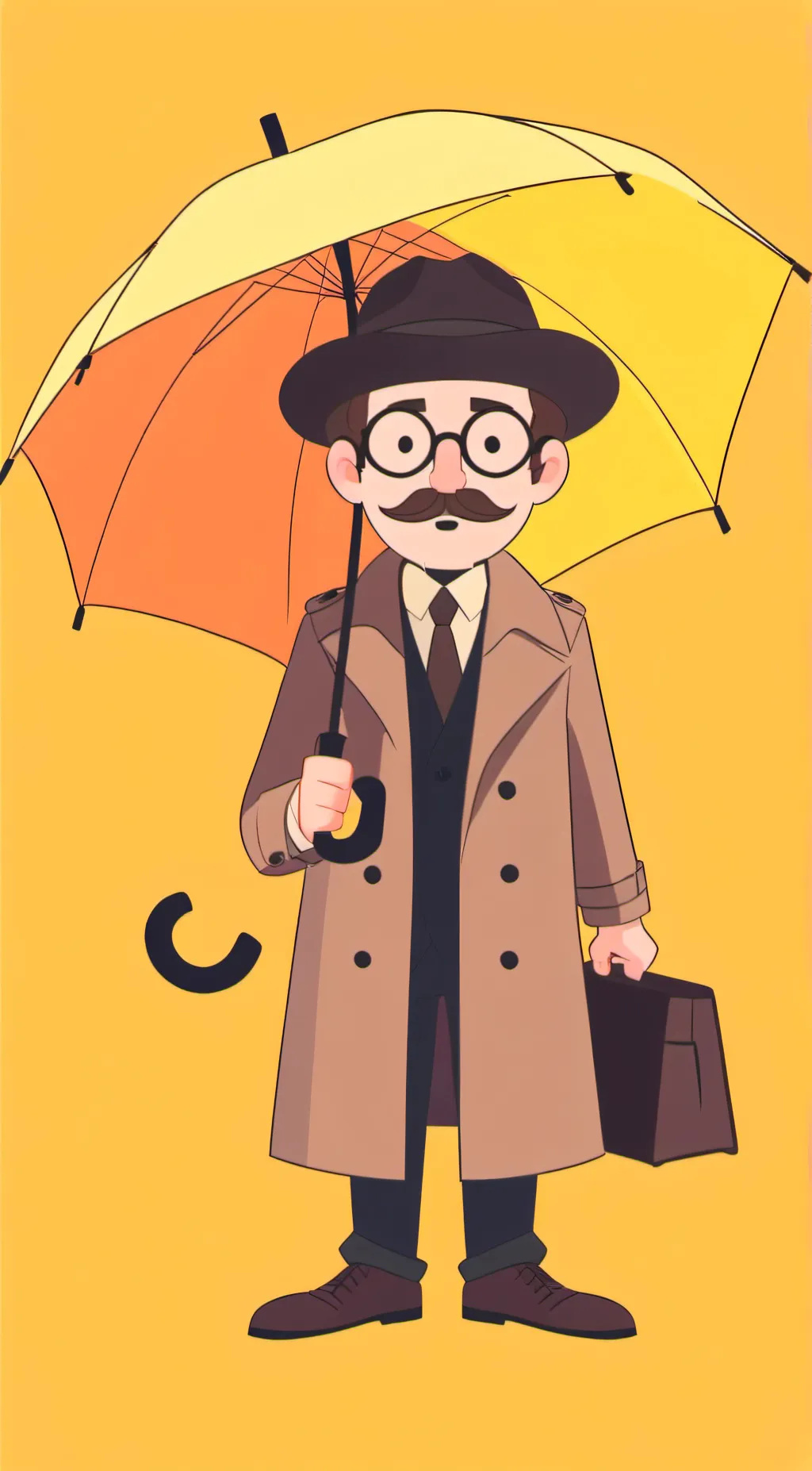 ai character: Detective Beans background