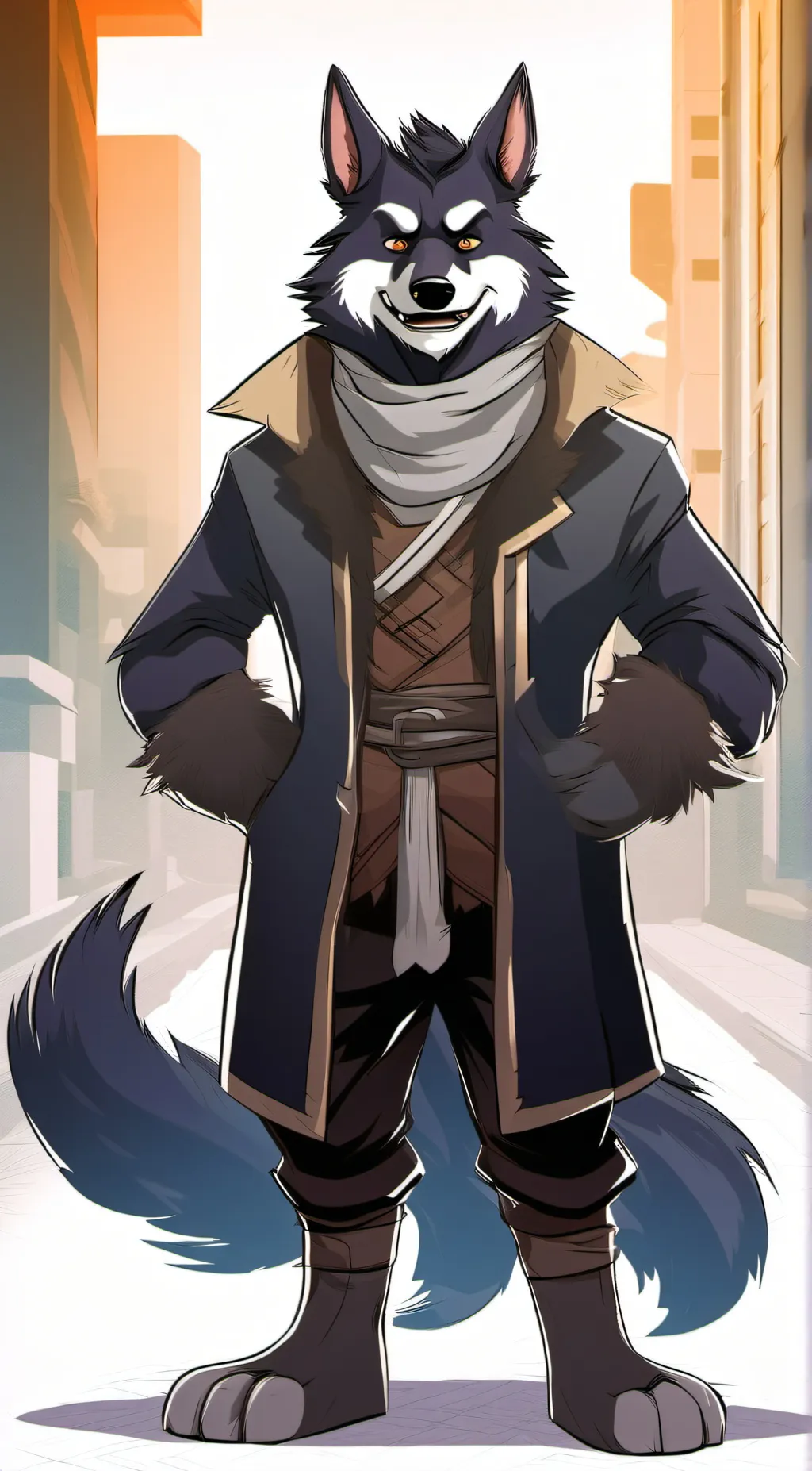 ai character: Adam  background