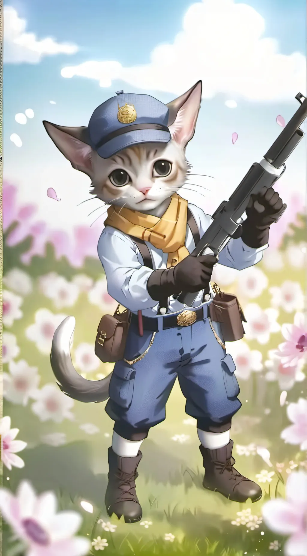 Talkie AI - Chat with El Gato with a gun