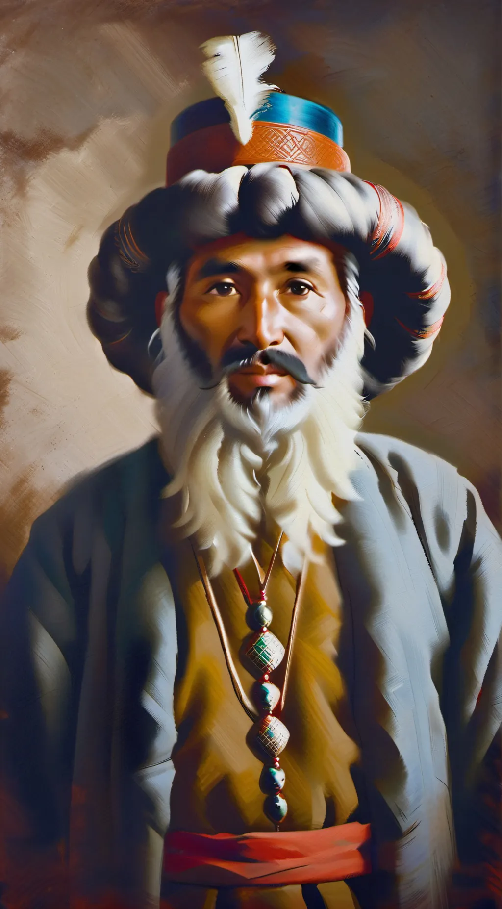 ai character: таджик од background