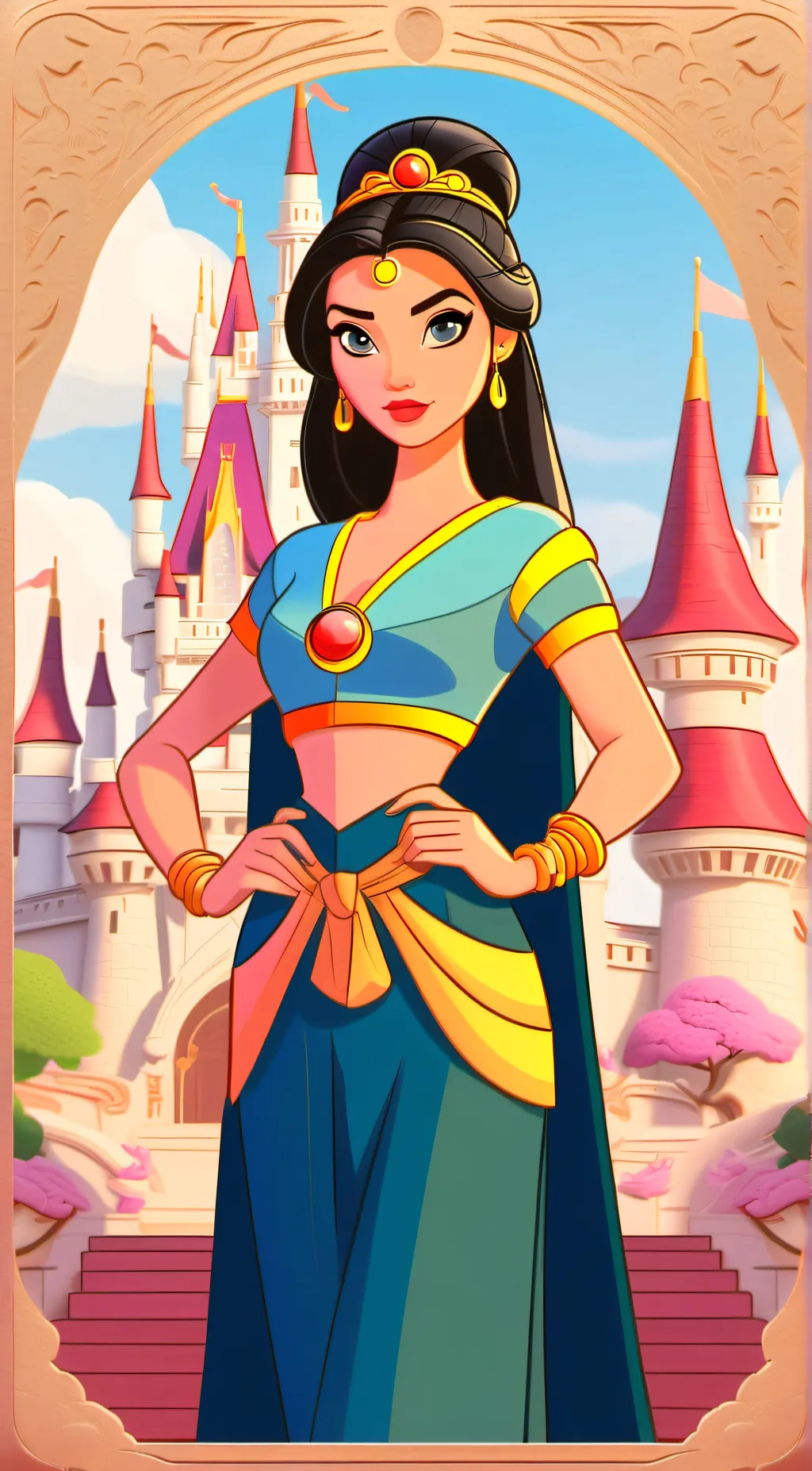 ai character: Amaya background