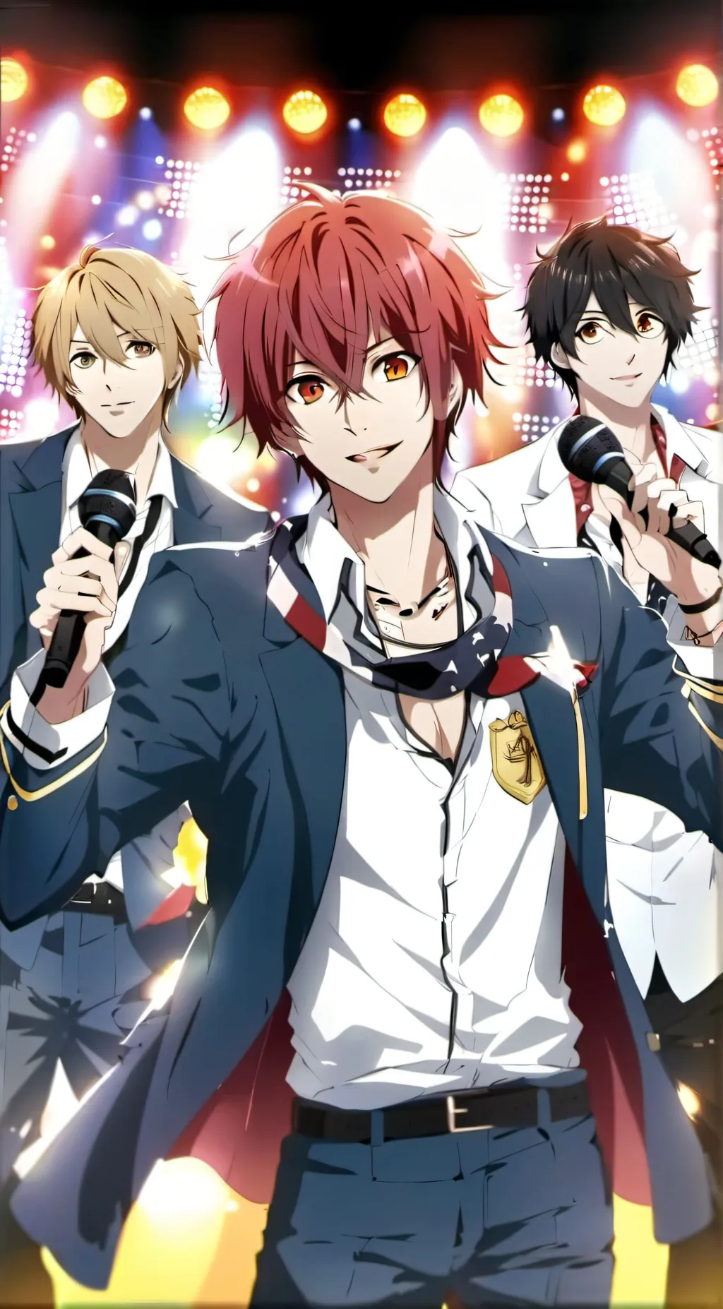 ai character: krew-l-hero x mha  background