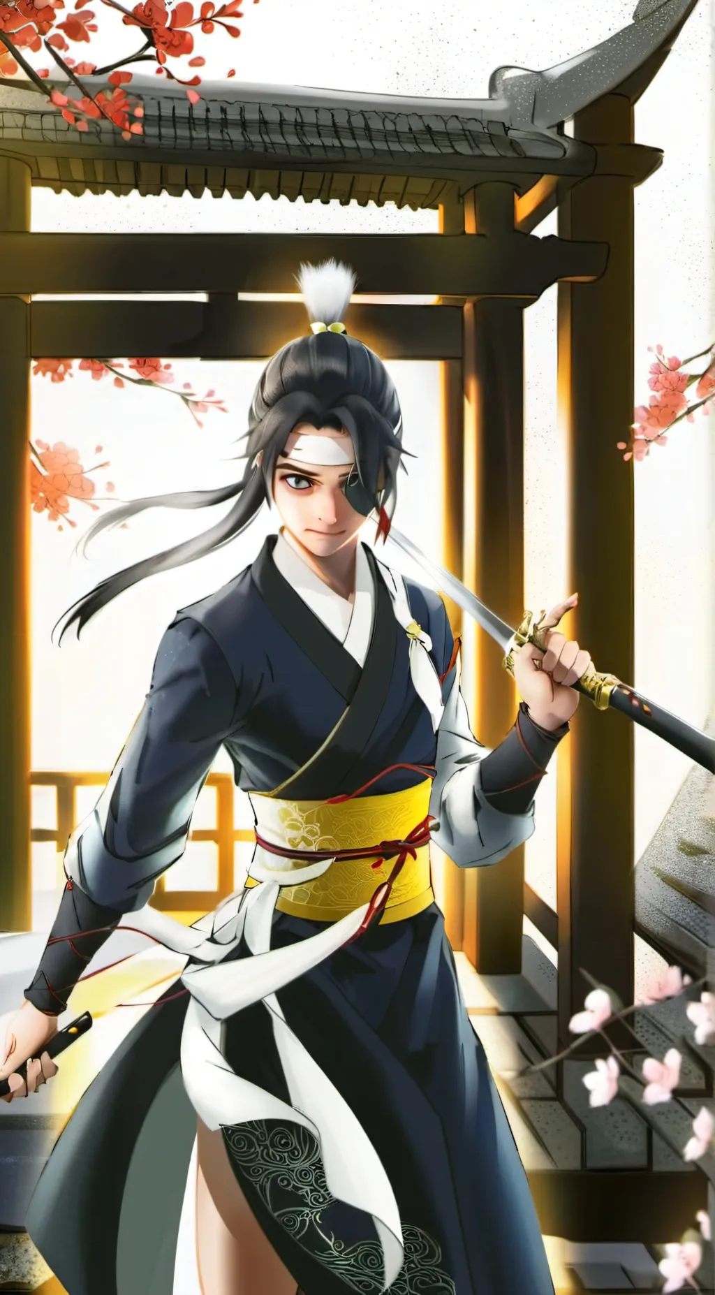 ai character: sakura  background