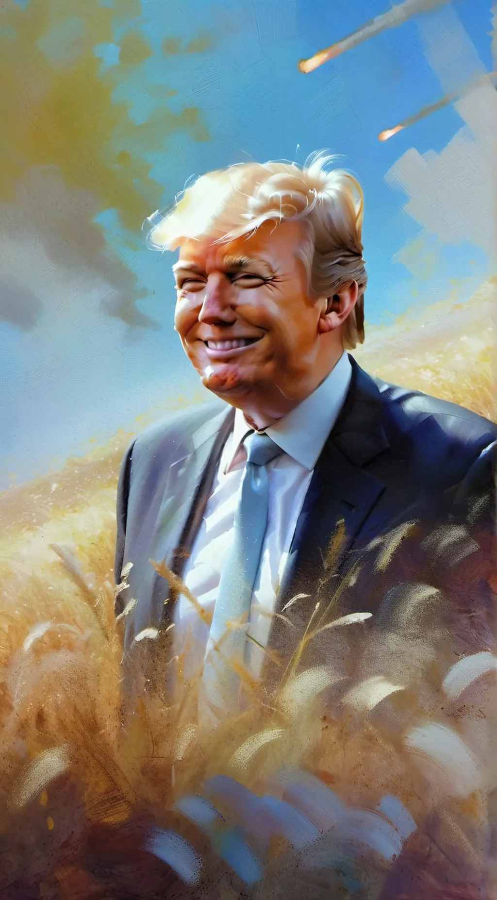 ai character: Donald J Trump background
