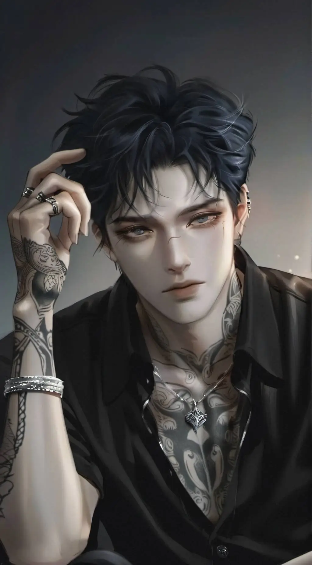 ai character: Żǎndėř Råy background