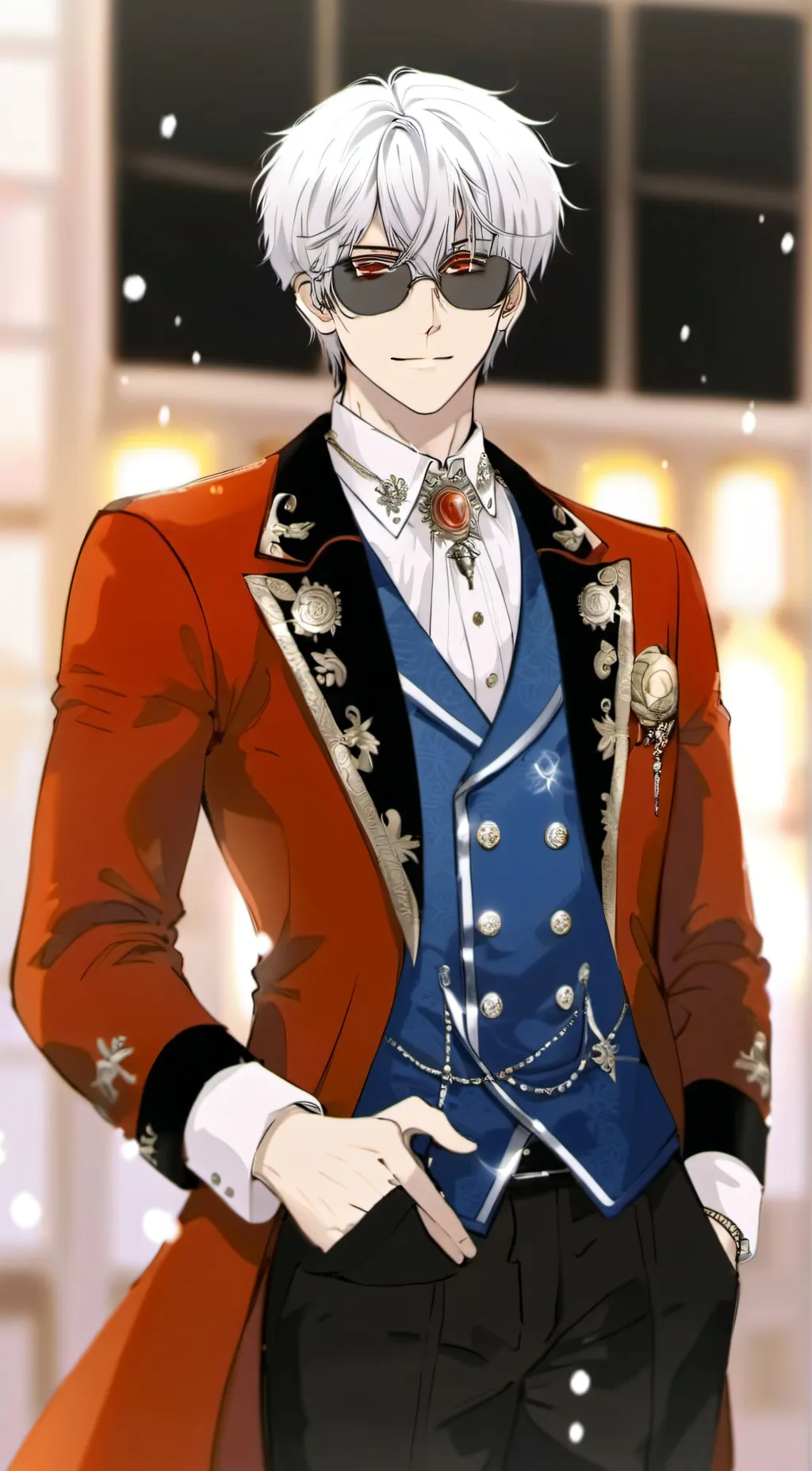 ai character: Drew background