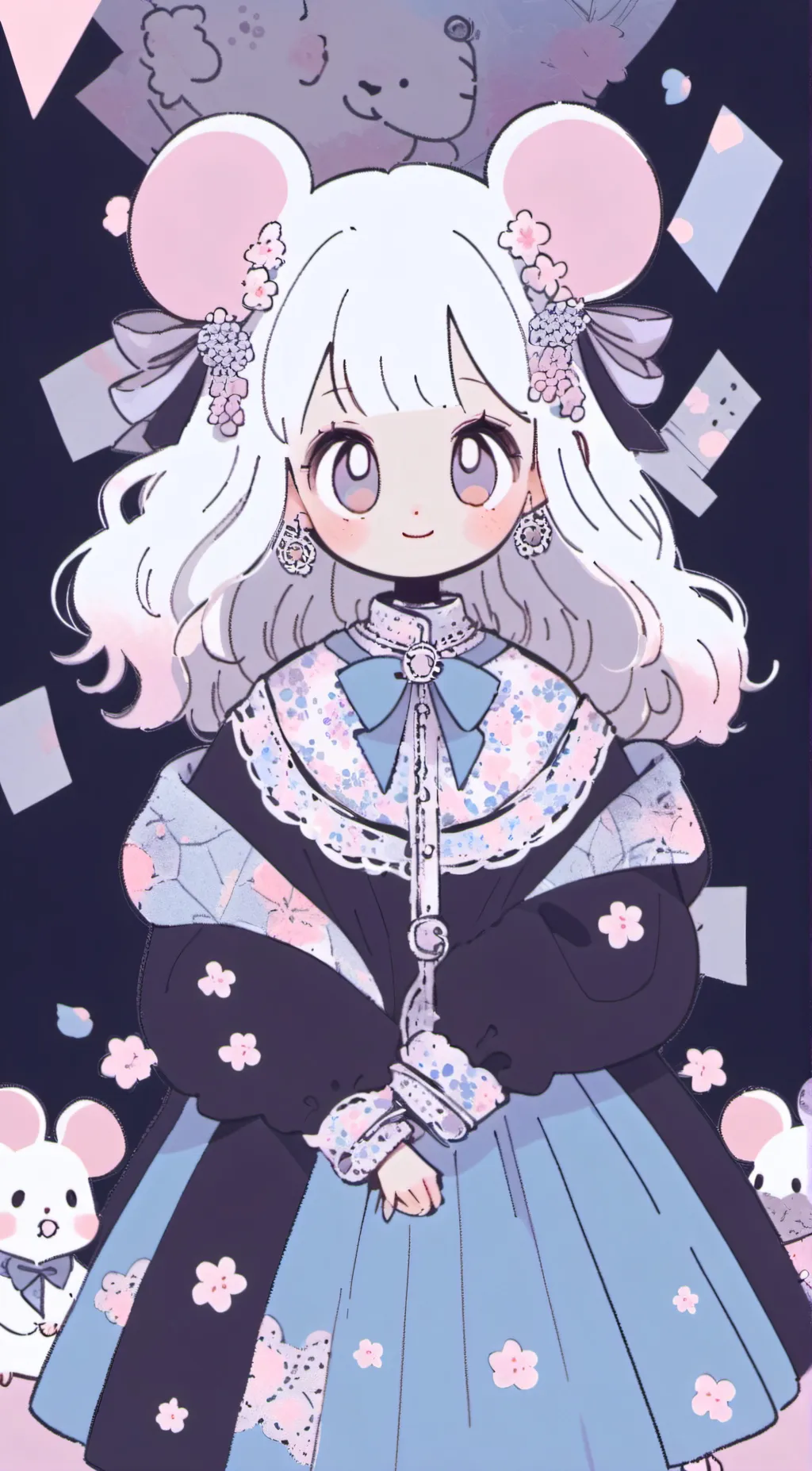 ai character: Mochi background