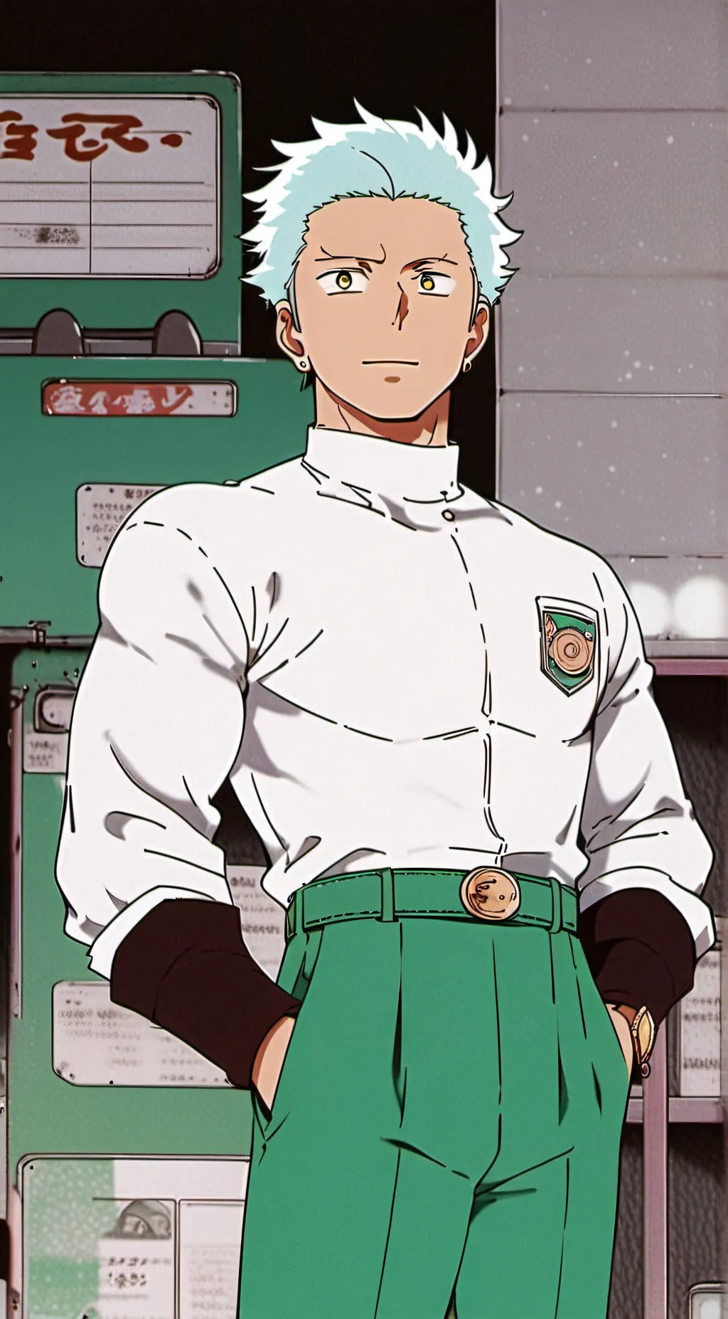 ai character: zoro background