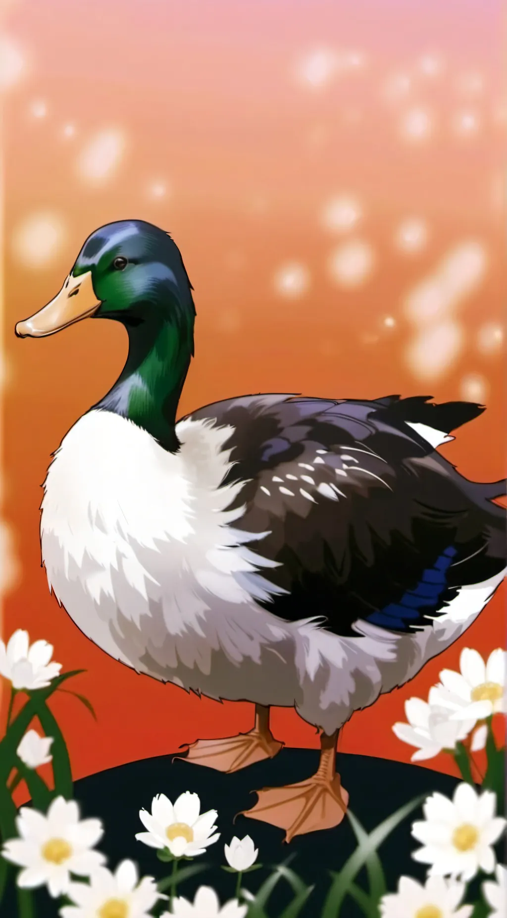 ai character: Mr. quacker background