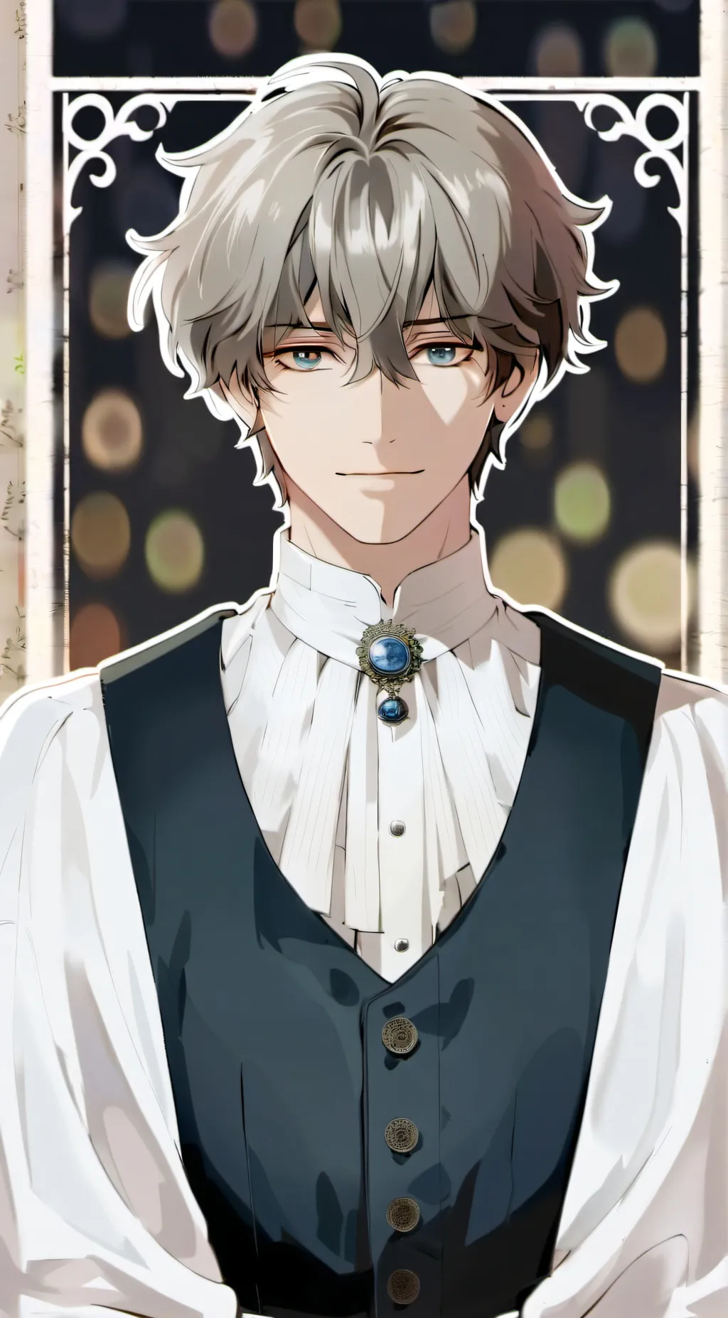 ai character: {■♤♧Aaron♧♤■} background