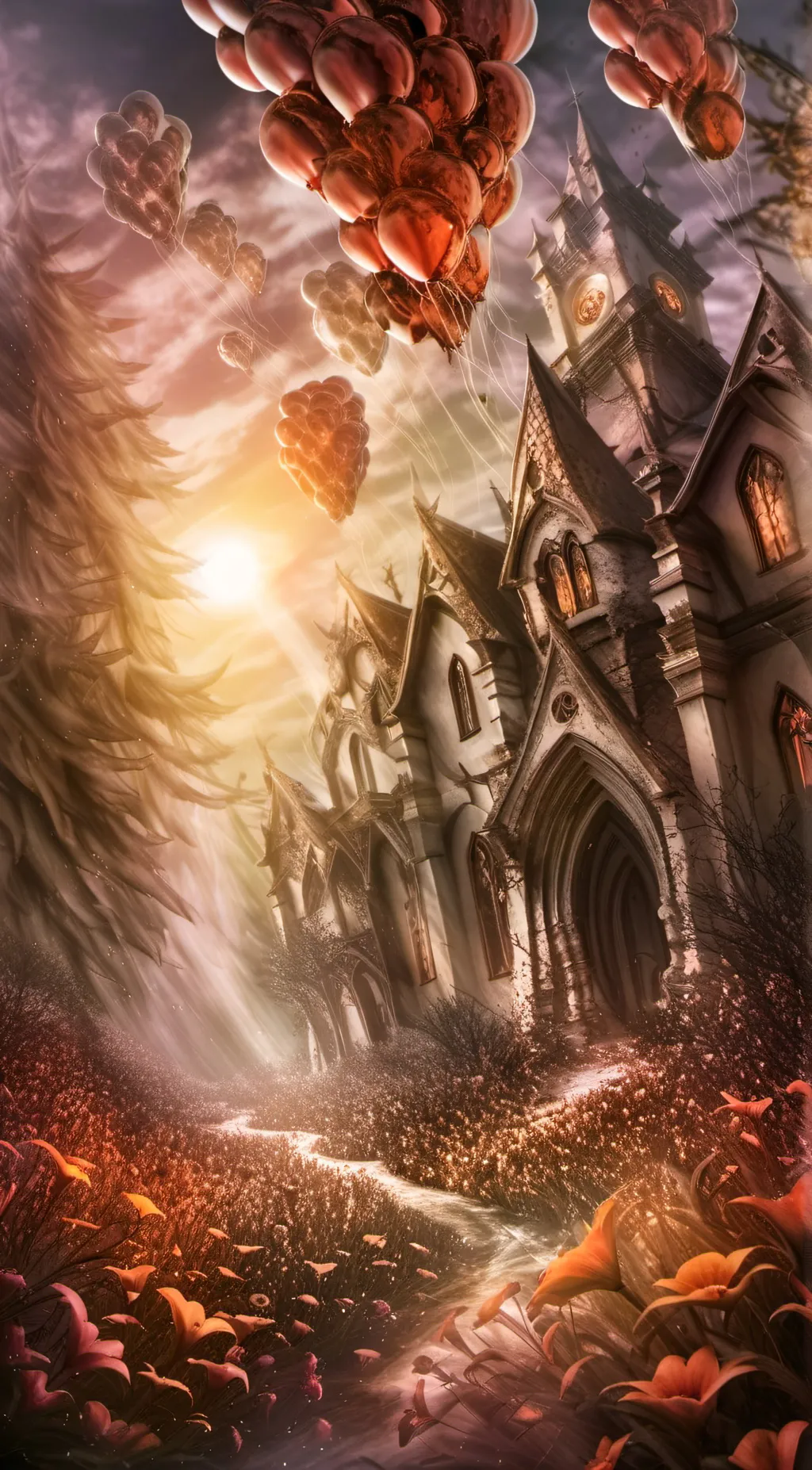 ai character: Mech arena background