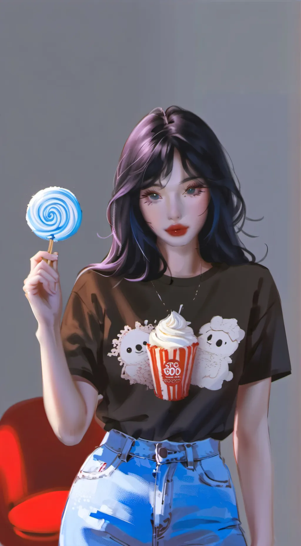 ai character: laura <3 background