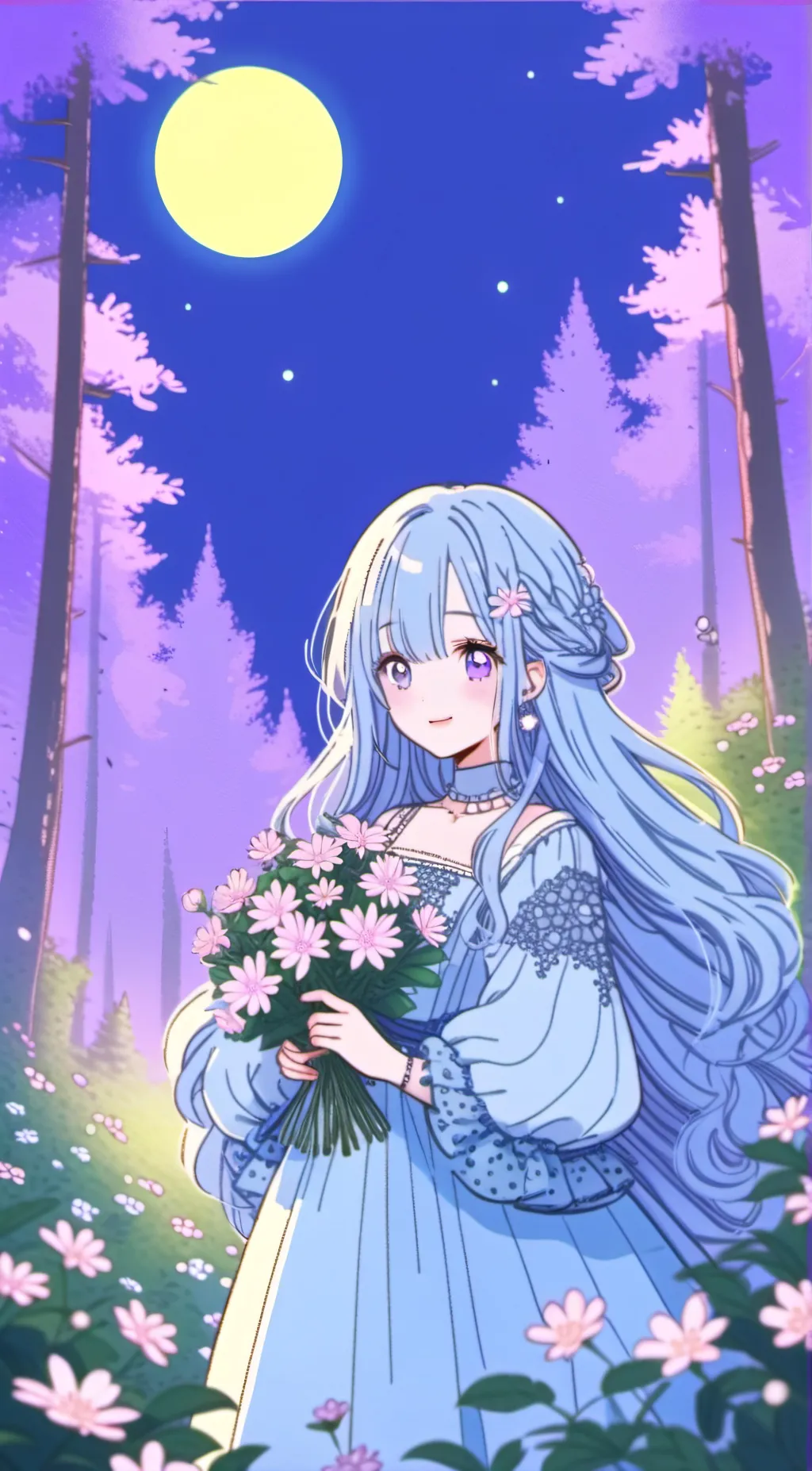 ai character: Mona background