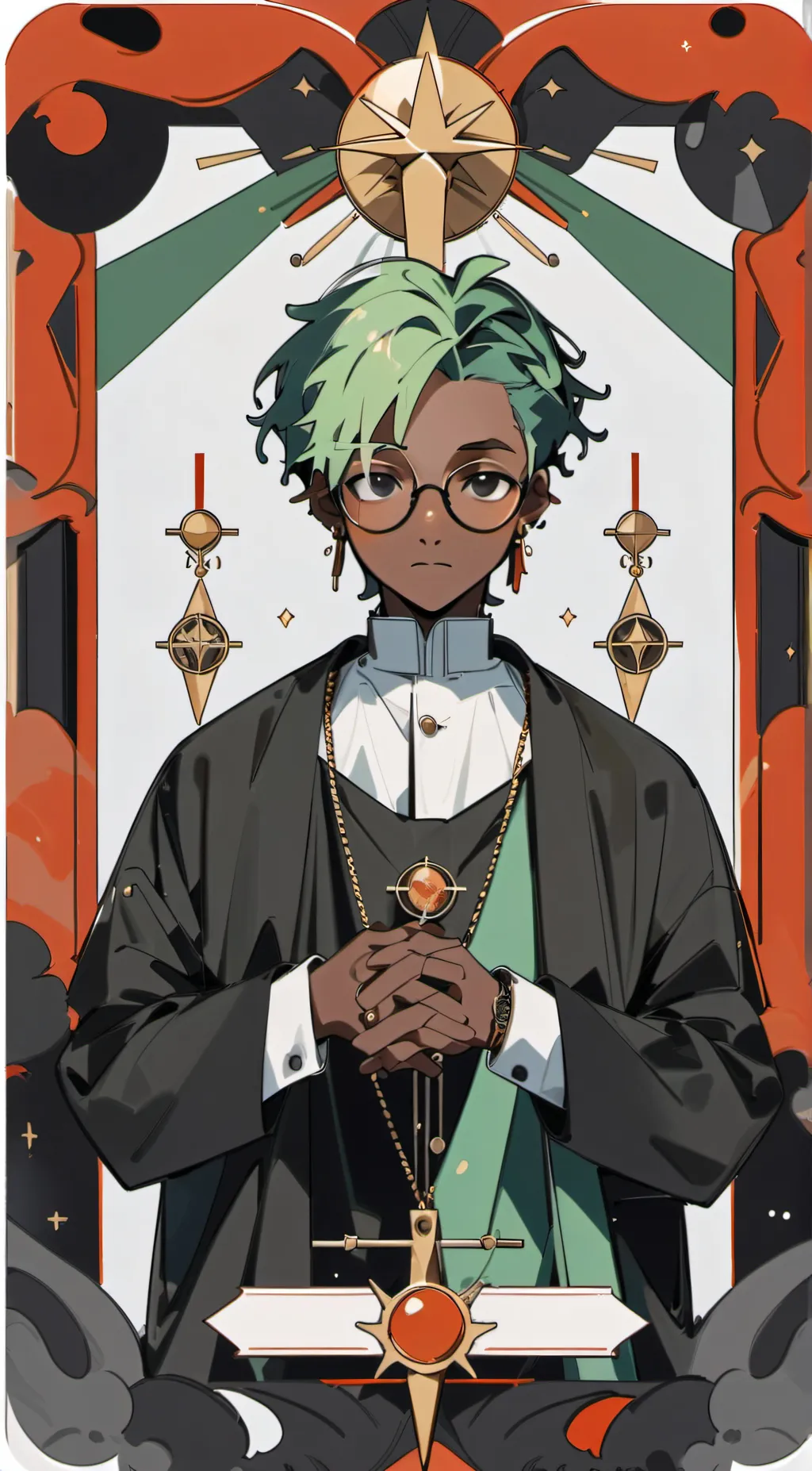 ai character: Leonardo background