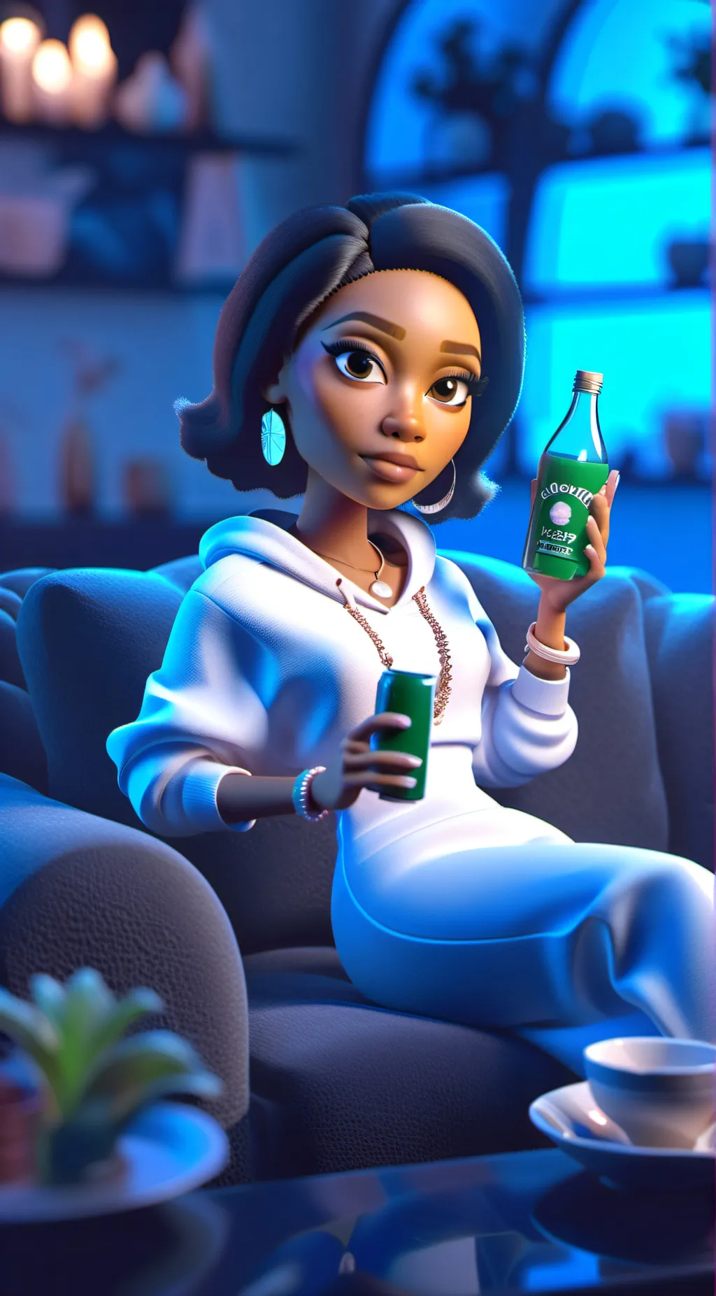 ai character: Aaliyah background