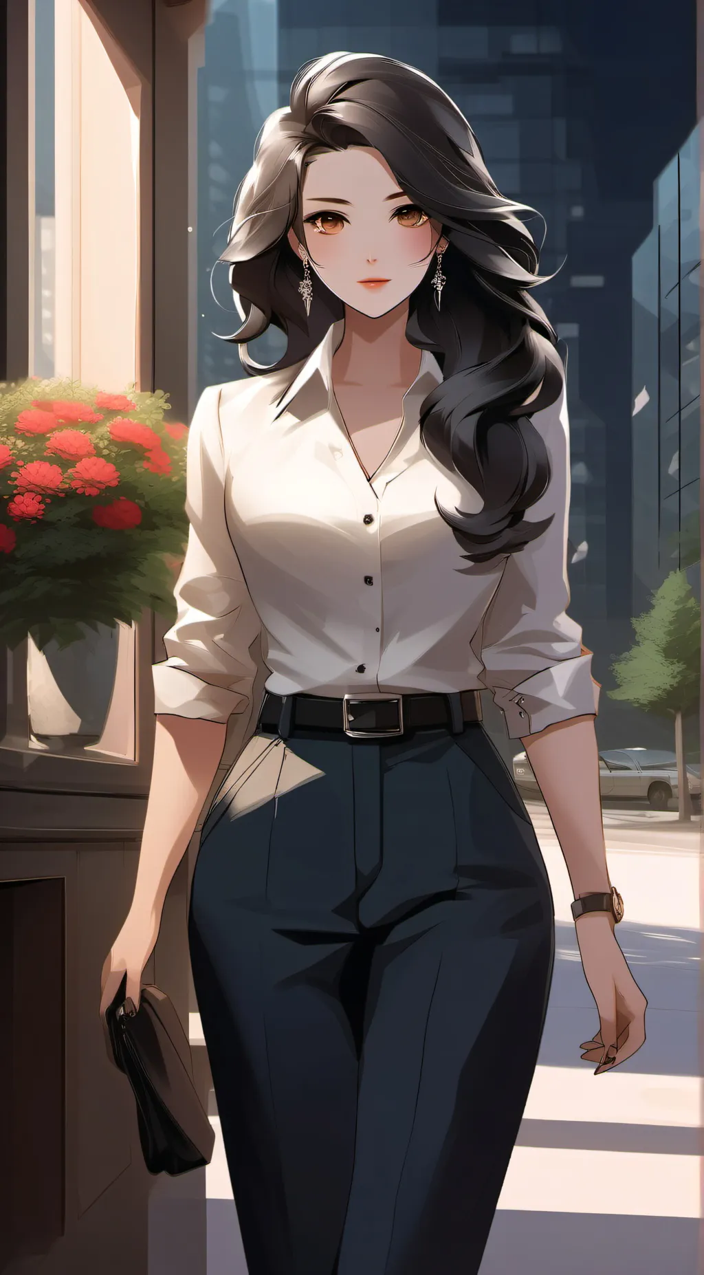 ai character: Elsa  background