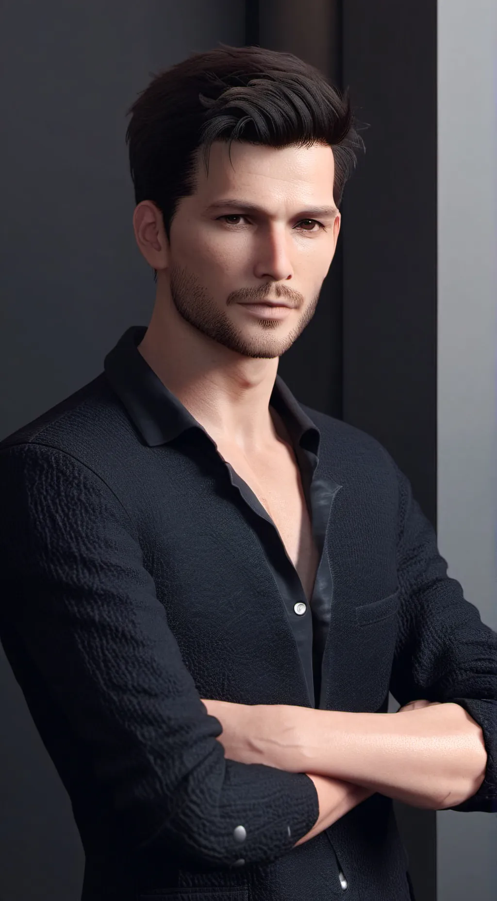 ai character: Andrew  background