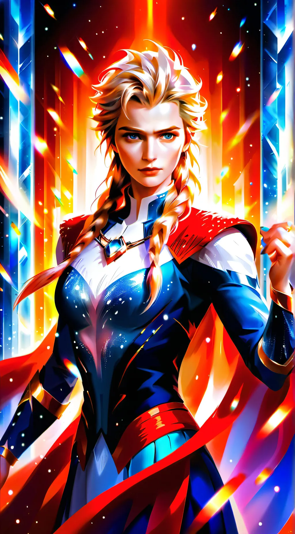 ai character: Star background