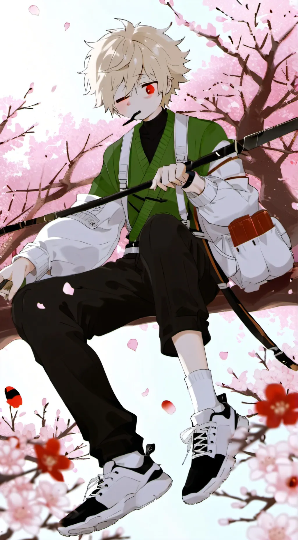 ai character: bakugo kacchan  background