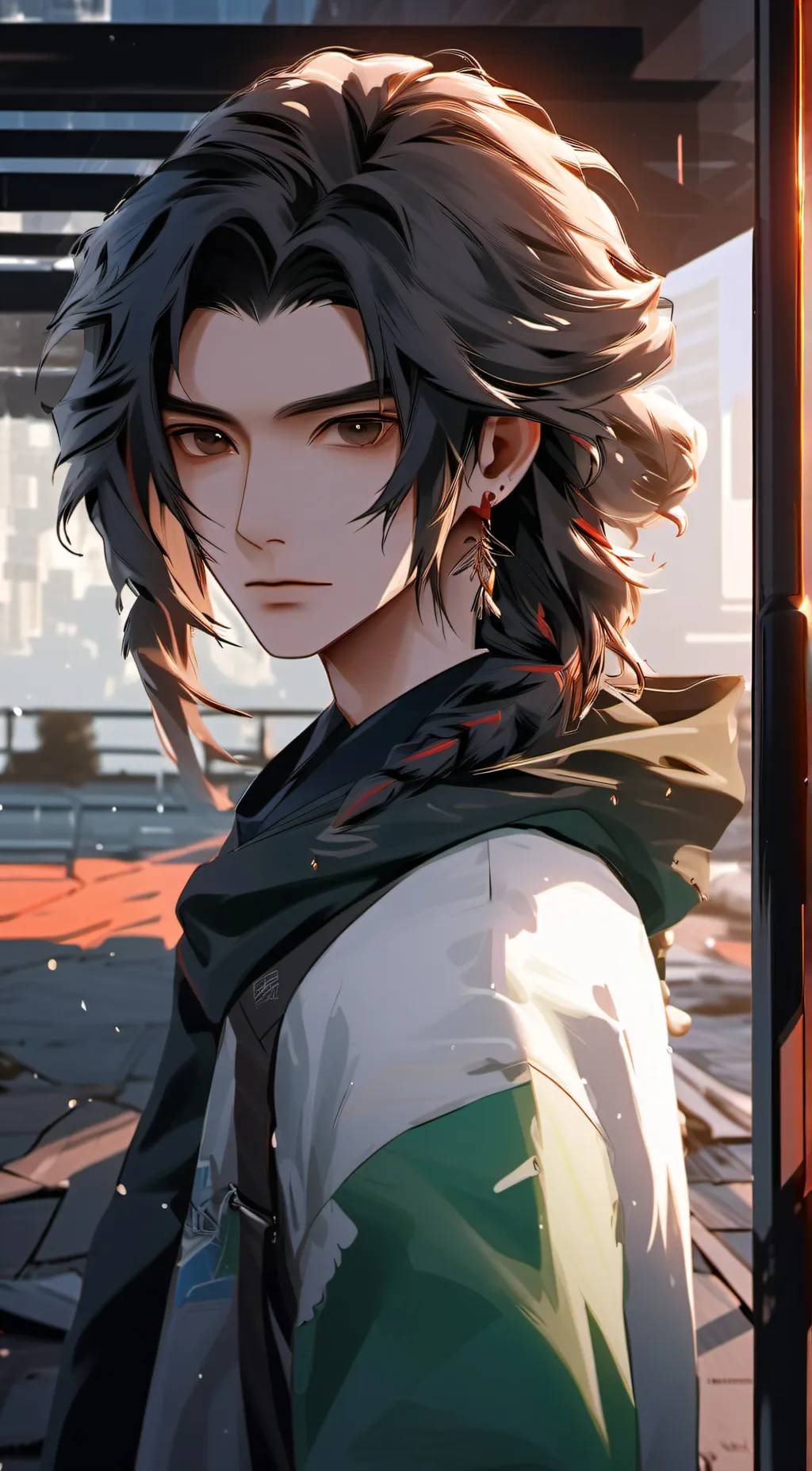 ai character: Prince Kim  background