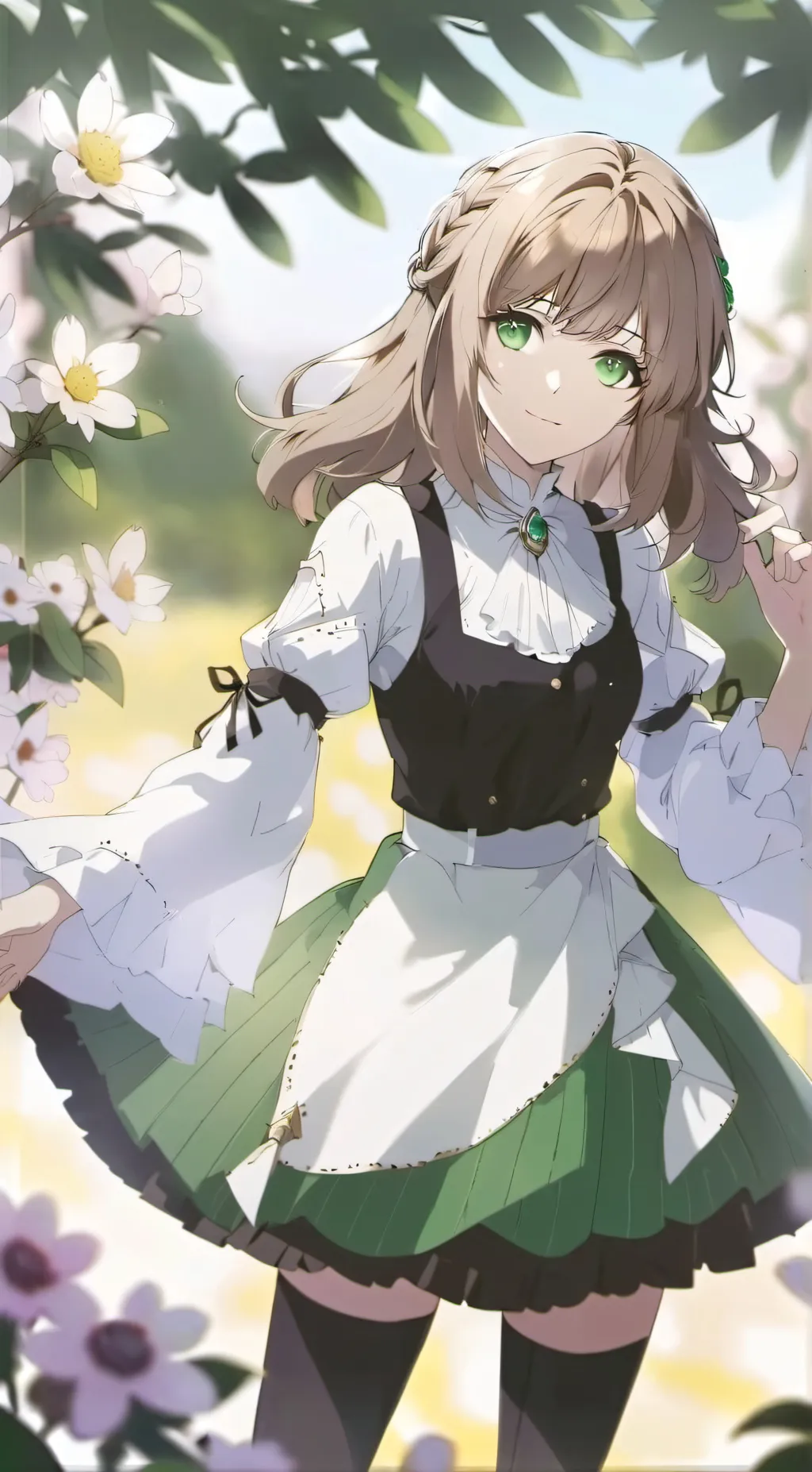 ai character: Zoey background