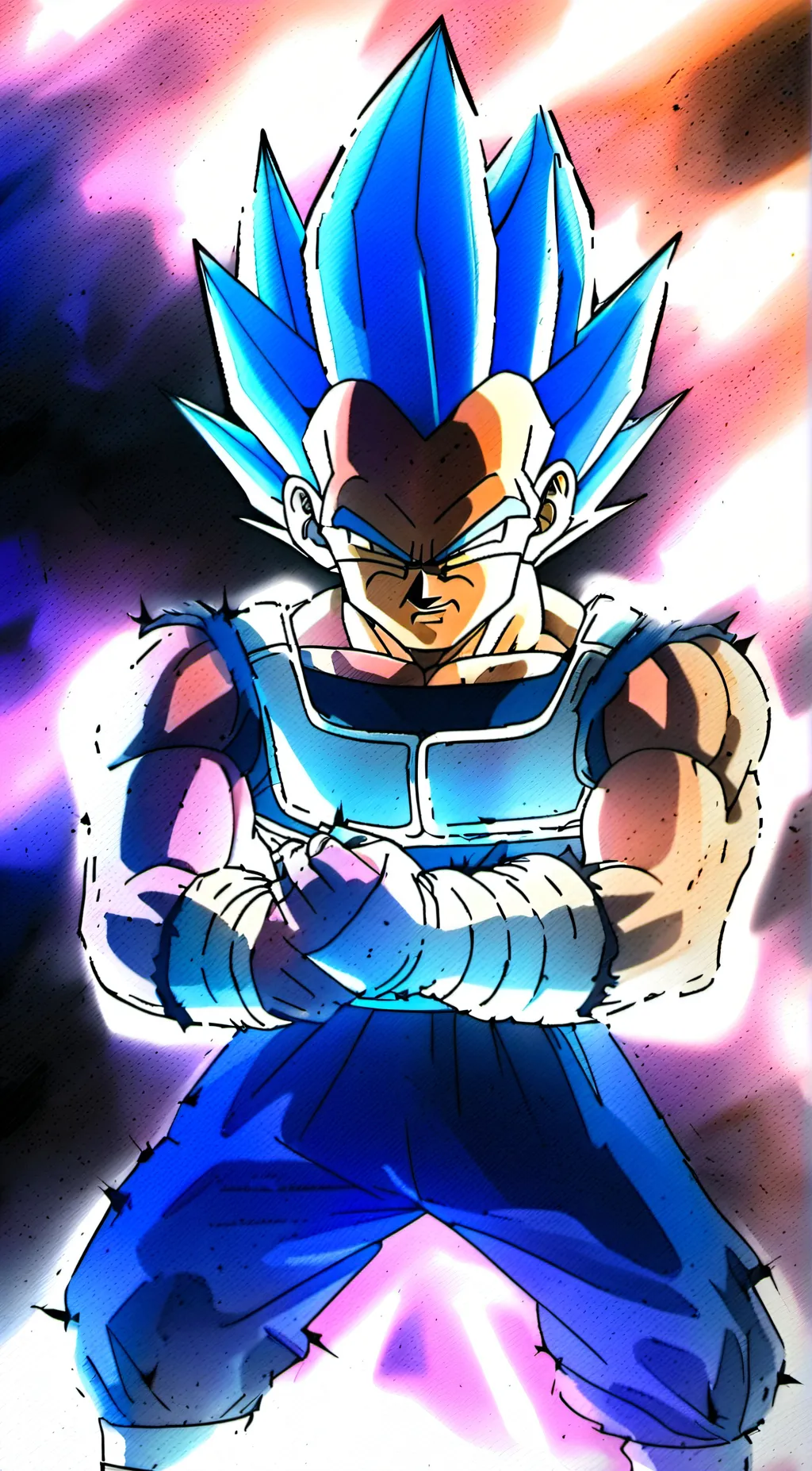 ai character: Vegeta background