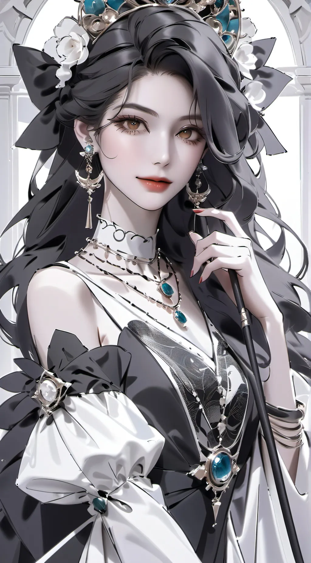 ai character: Luna background