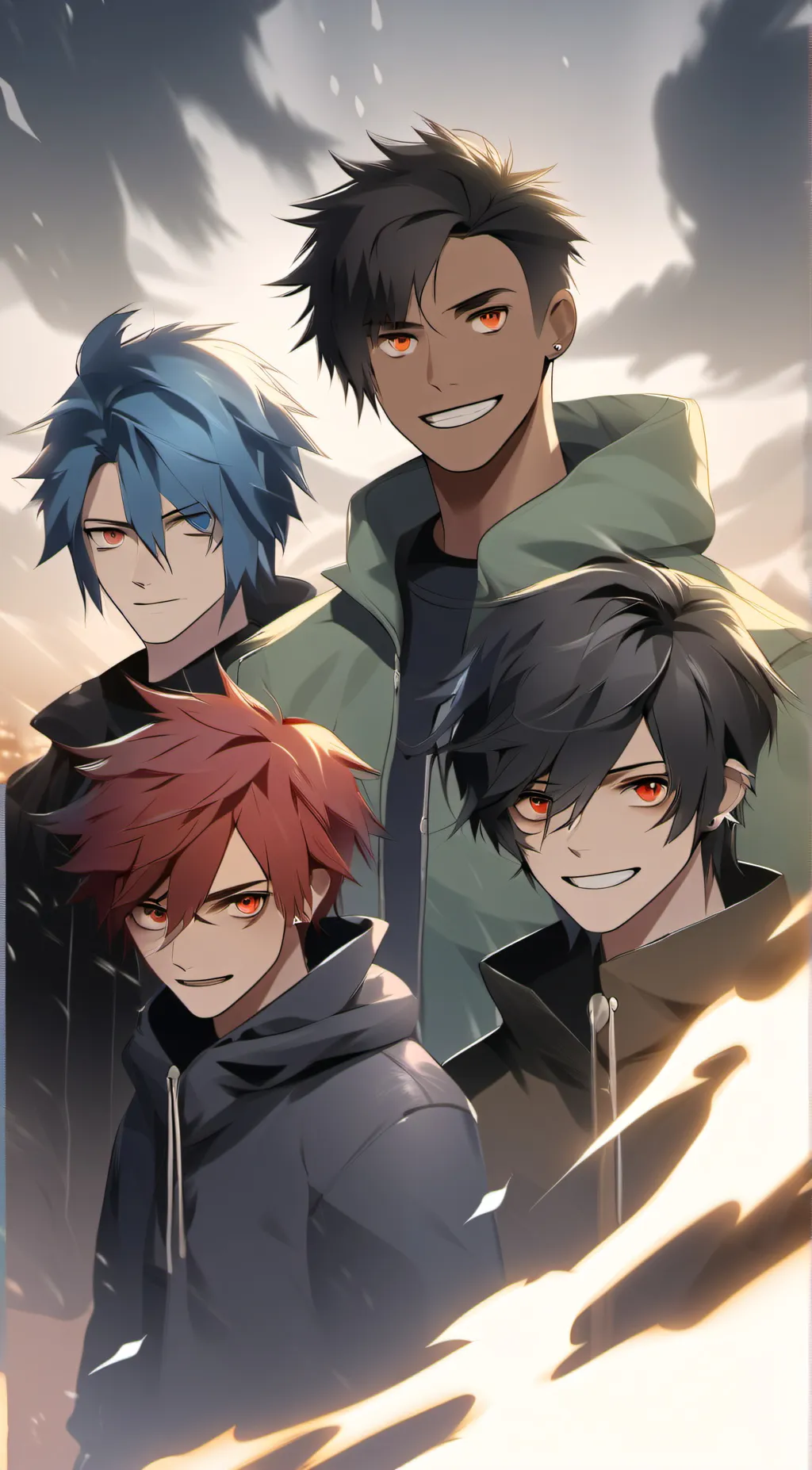 ai character: Four Tormentors  background