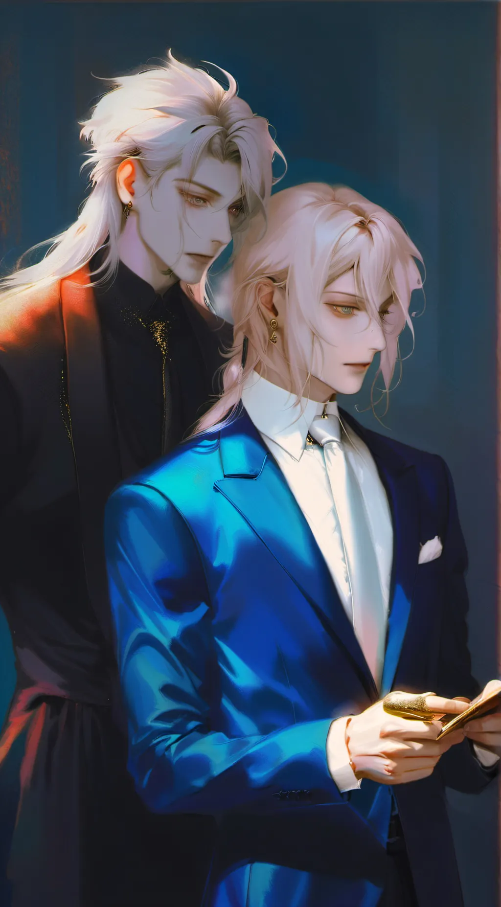 ai character: y/n and Justin  background