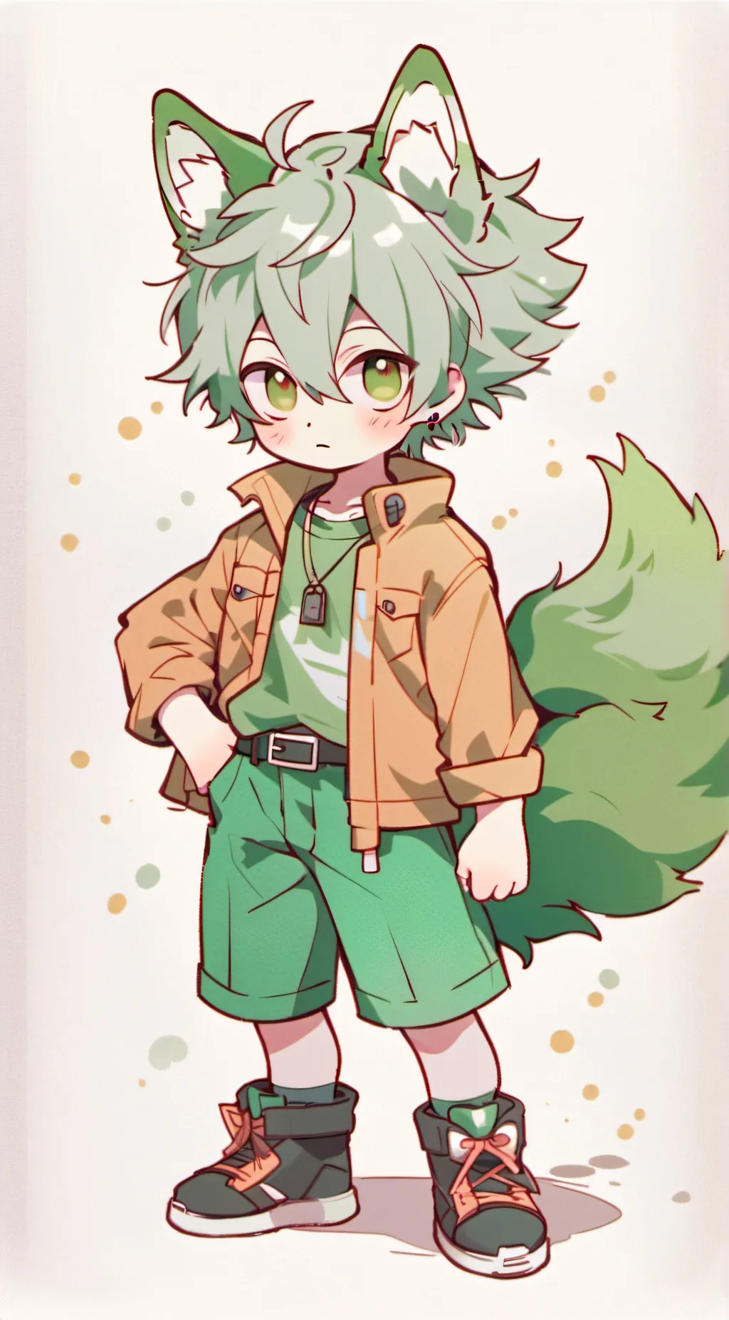 ai character: deku  background