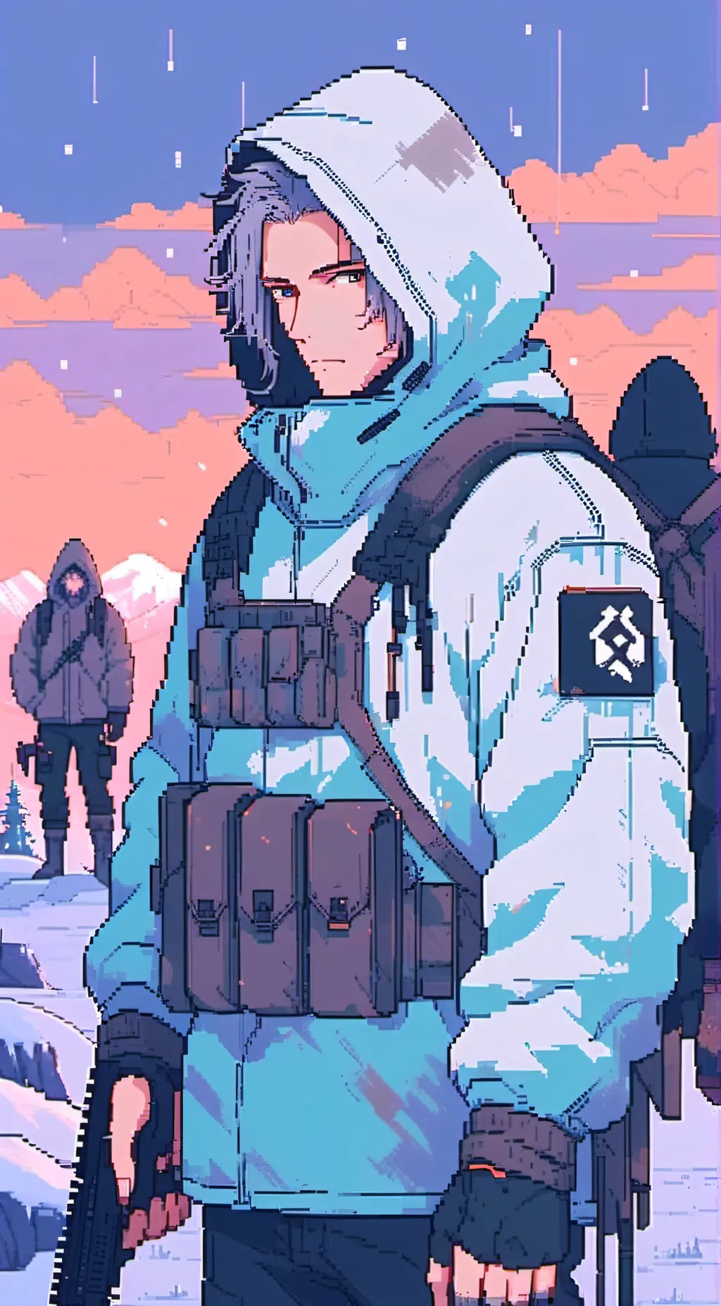 ai character: carnivores ice age background