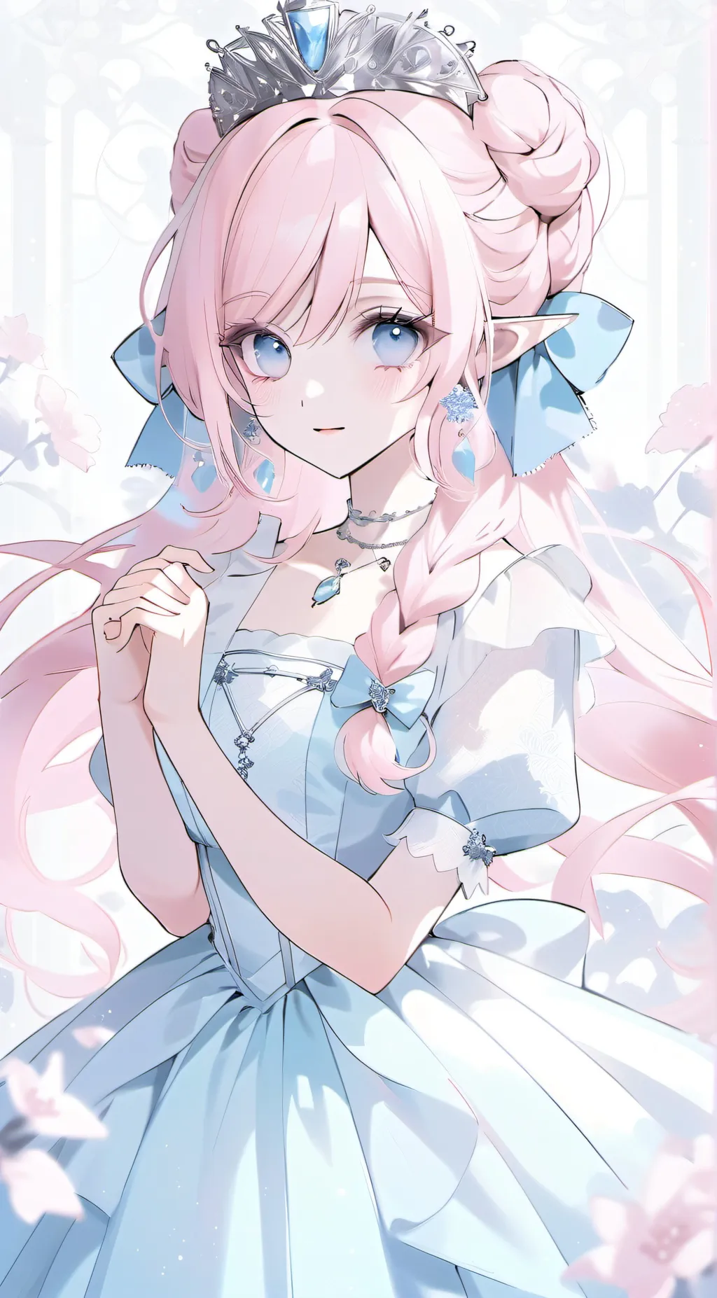 ai character: :Evie🤍 background