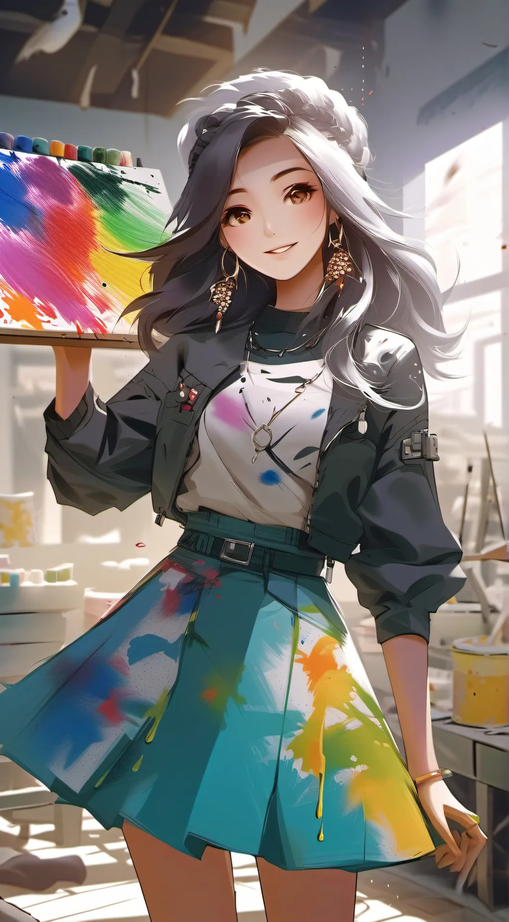 ai character: Lia  background