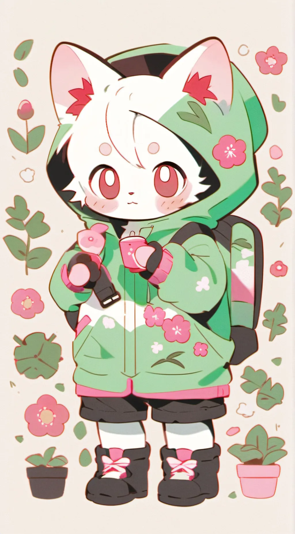 ai character: lily background