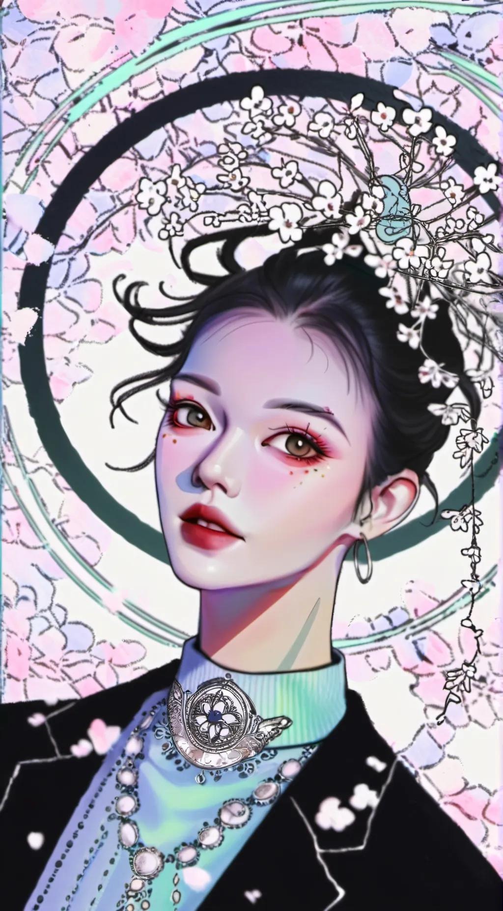 ai character: Angie  background